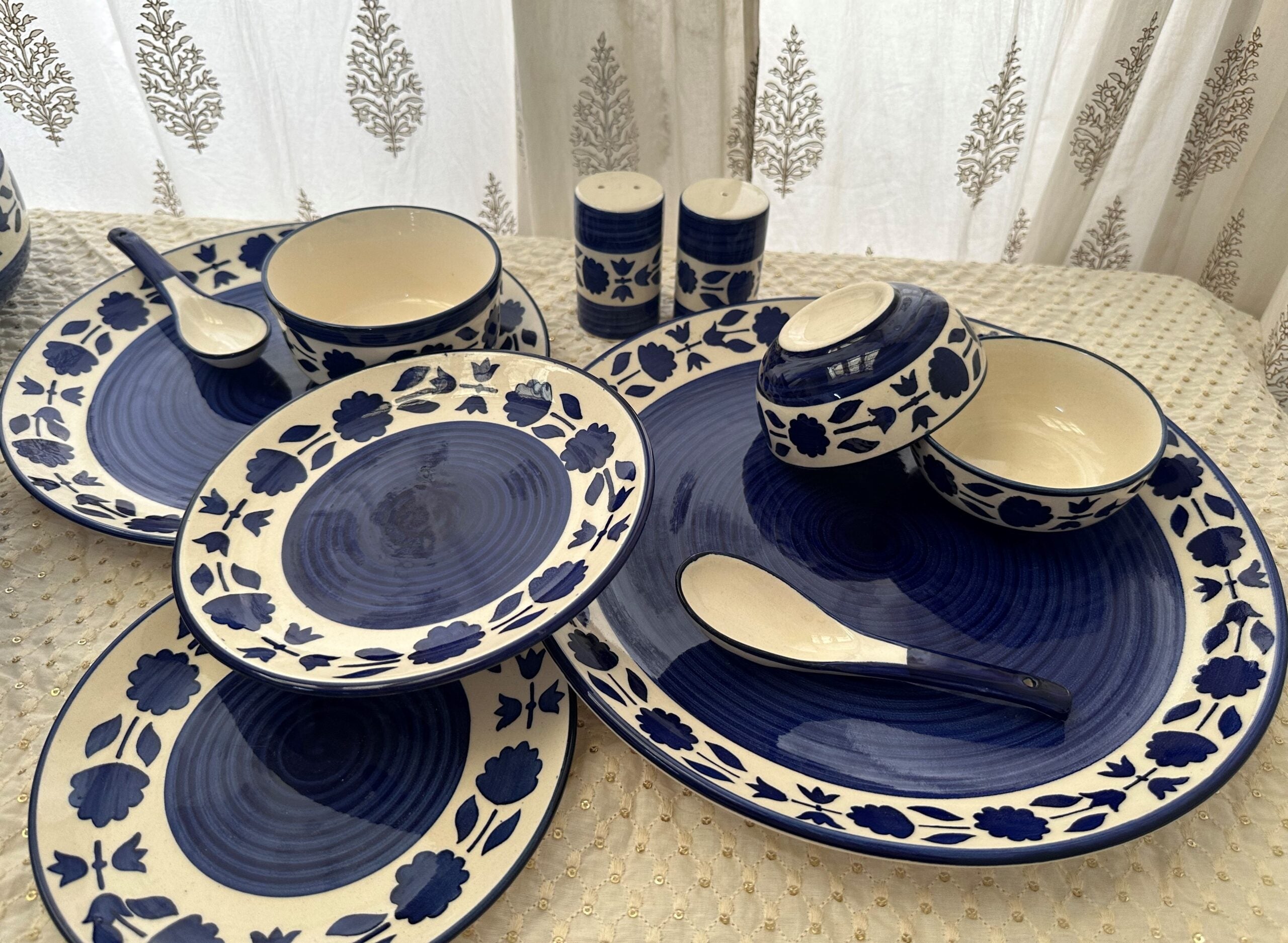 Night Blue Dinner Set