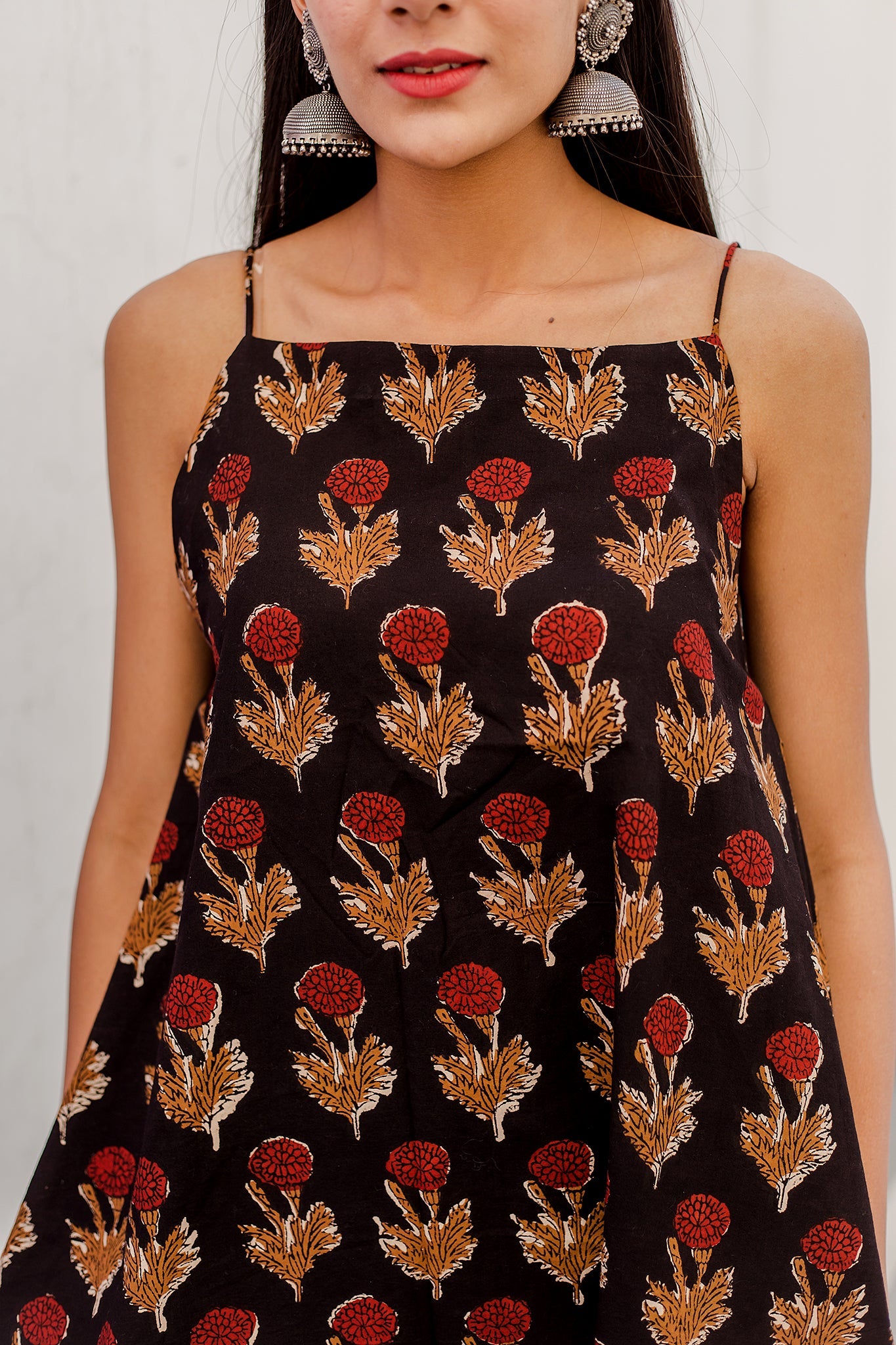 Pihu Black Anarkali Set