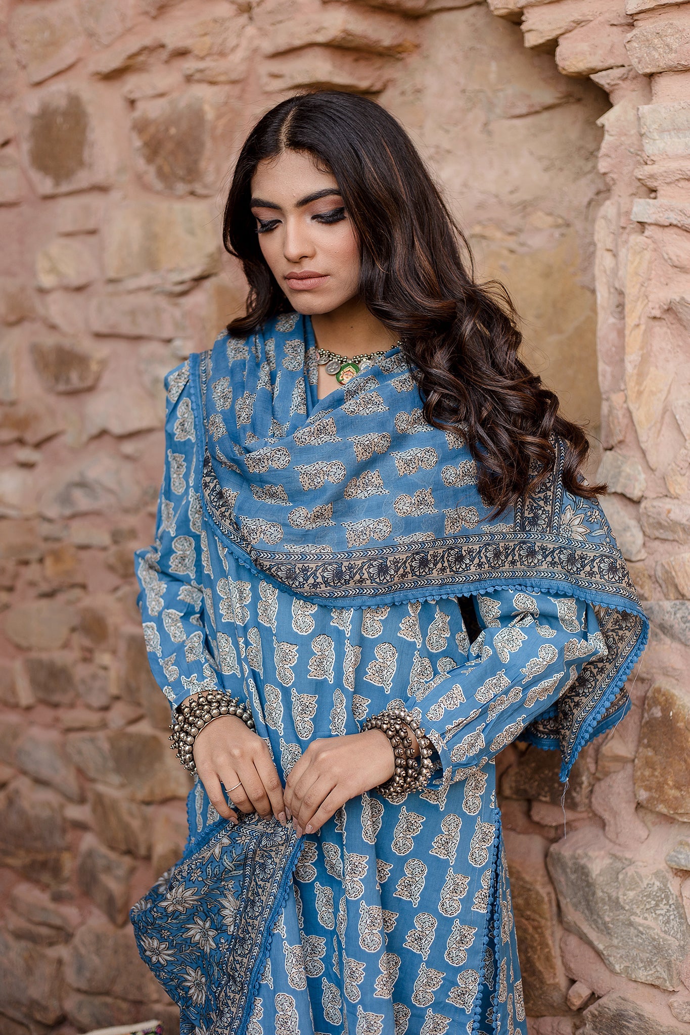 Kayal Blue Set