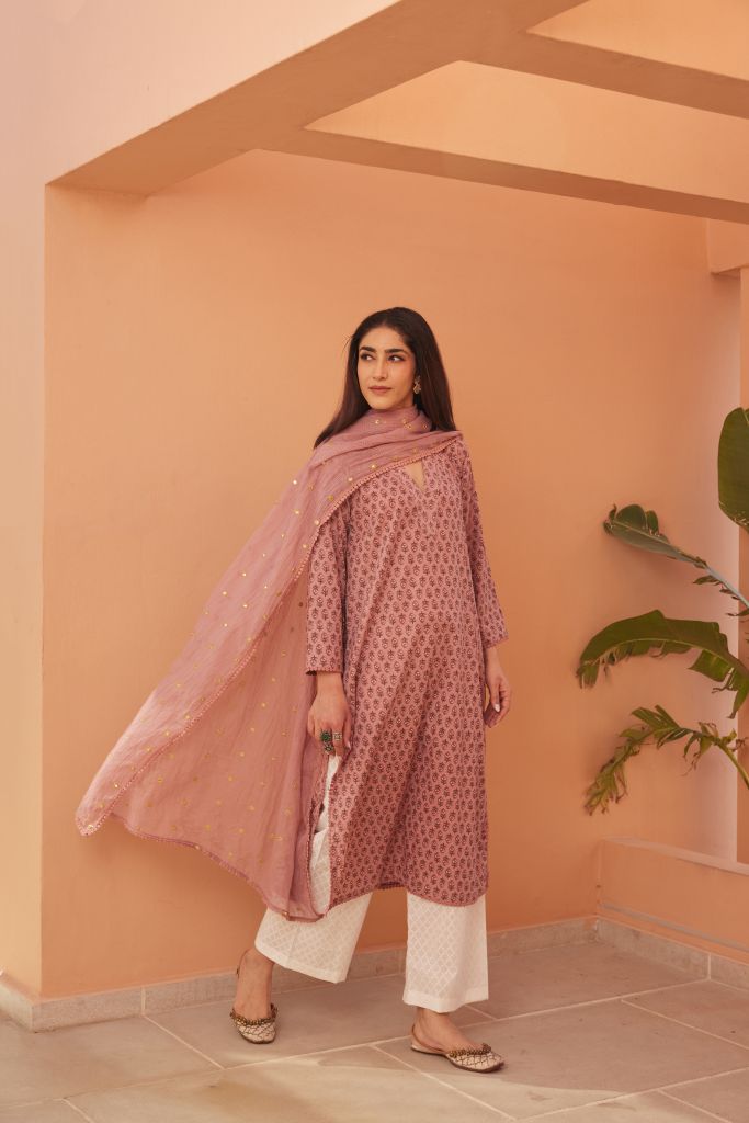 Alia Peach Straight Set