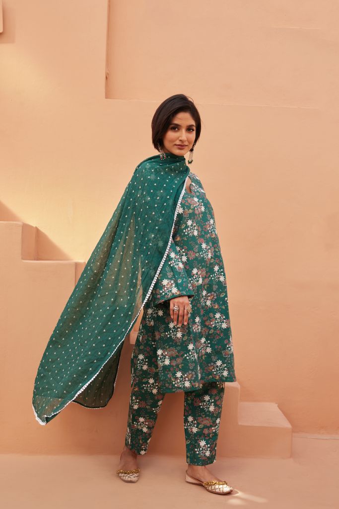 Anjum Blue Straight Set