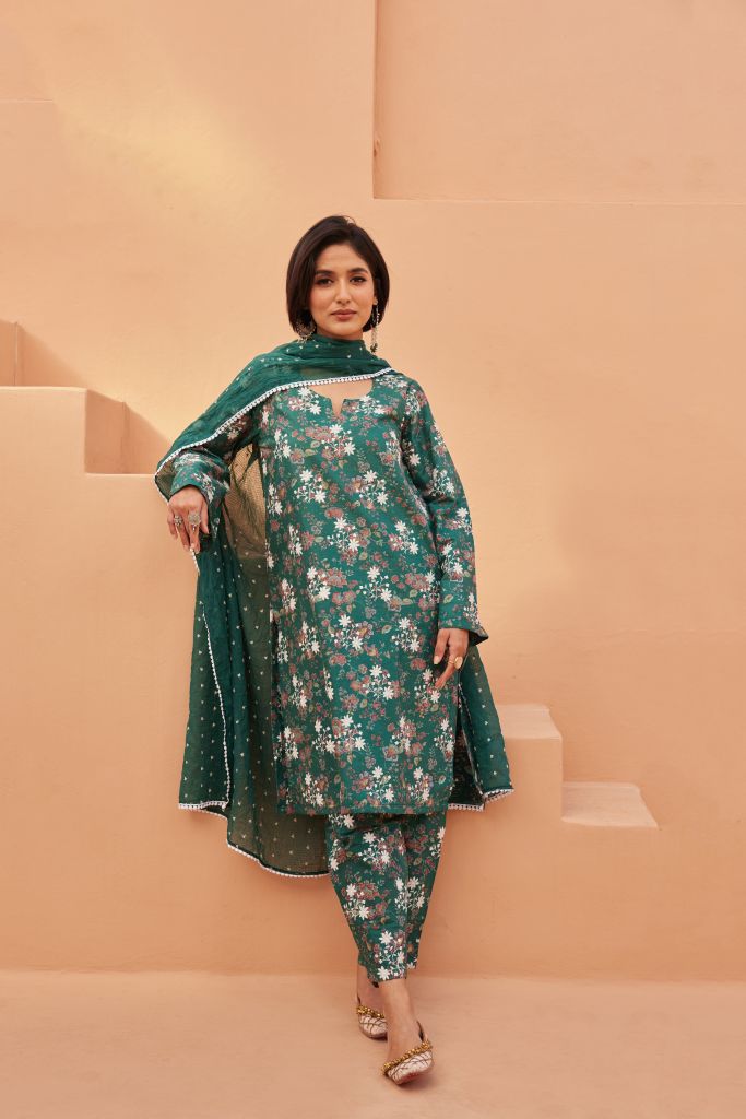 Anjum Blue Straight Set