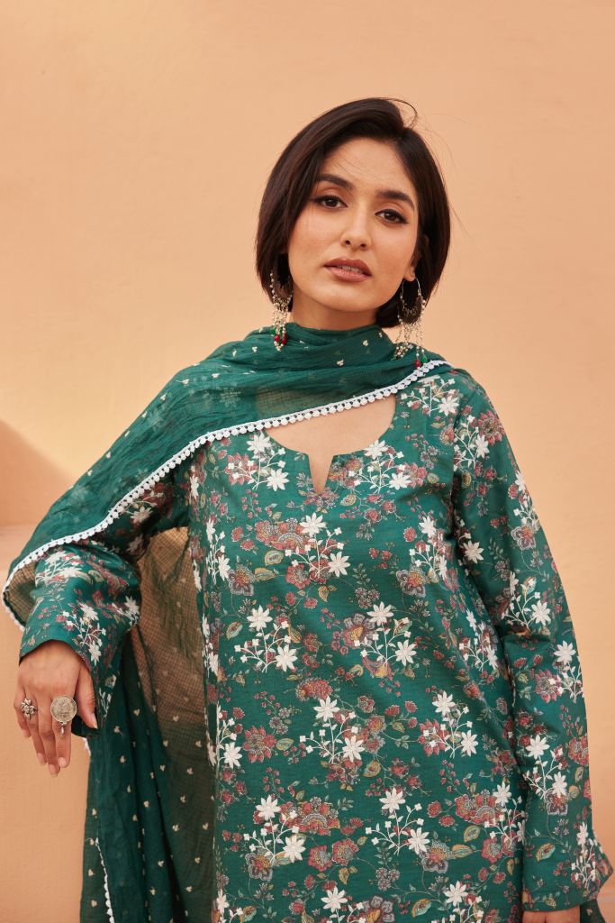 Anjum Blue Straight Set