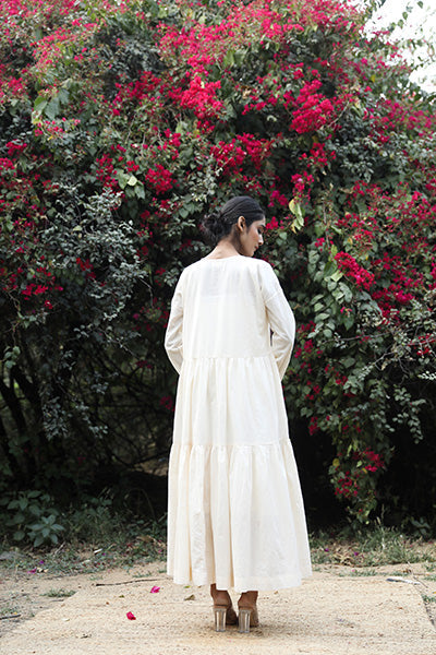 TIA WHITE DRESS Gulabo Jaipur