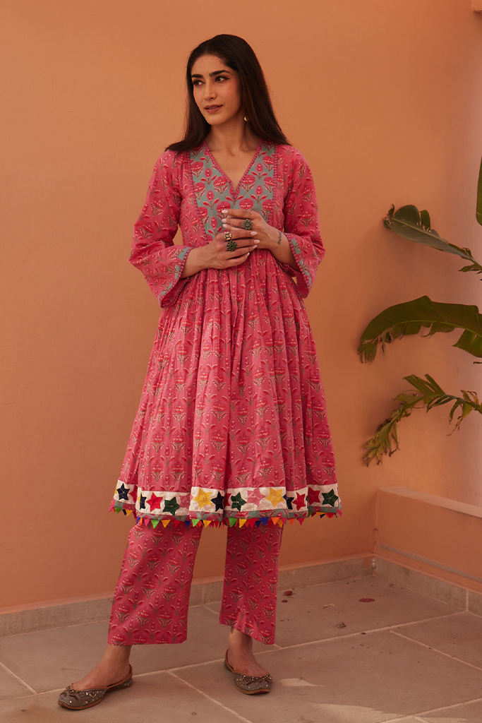 Saayba Pink Co-Ord Set