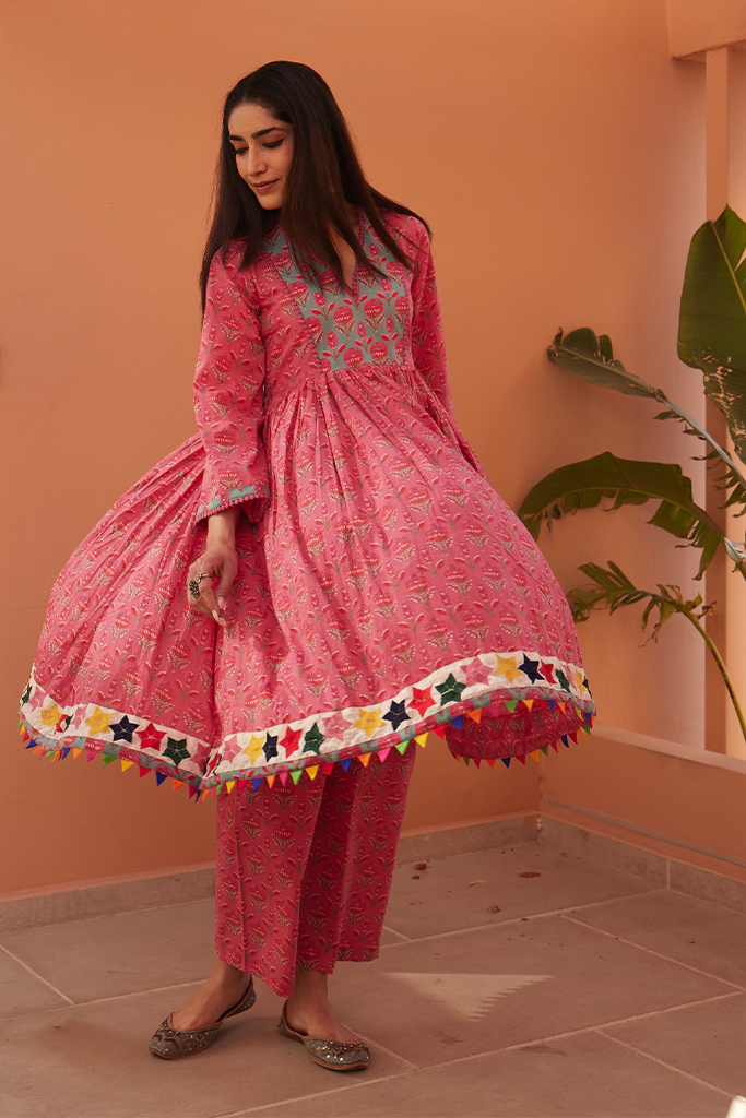 Saayba Pink Co-Ord Set