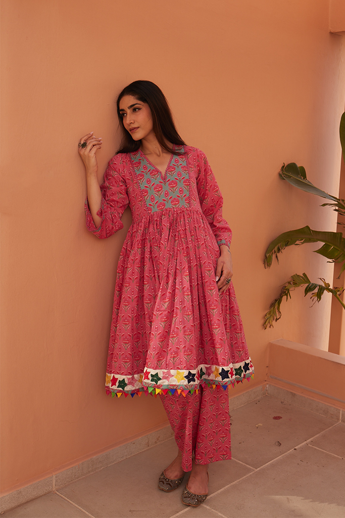 Saayba Pink Co-Ord Set