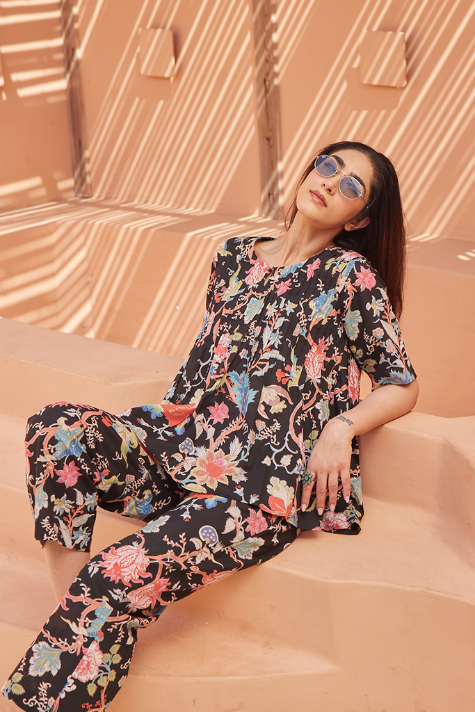 Saba Black Co-Ord Set