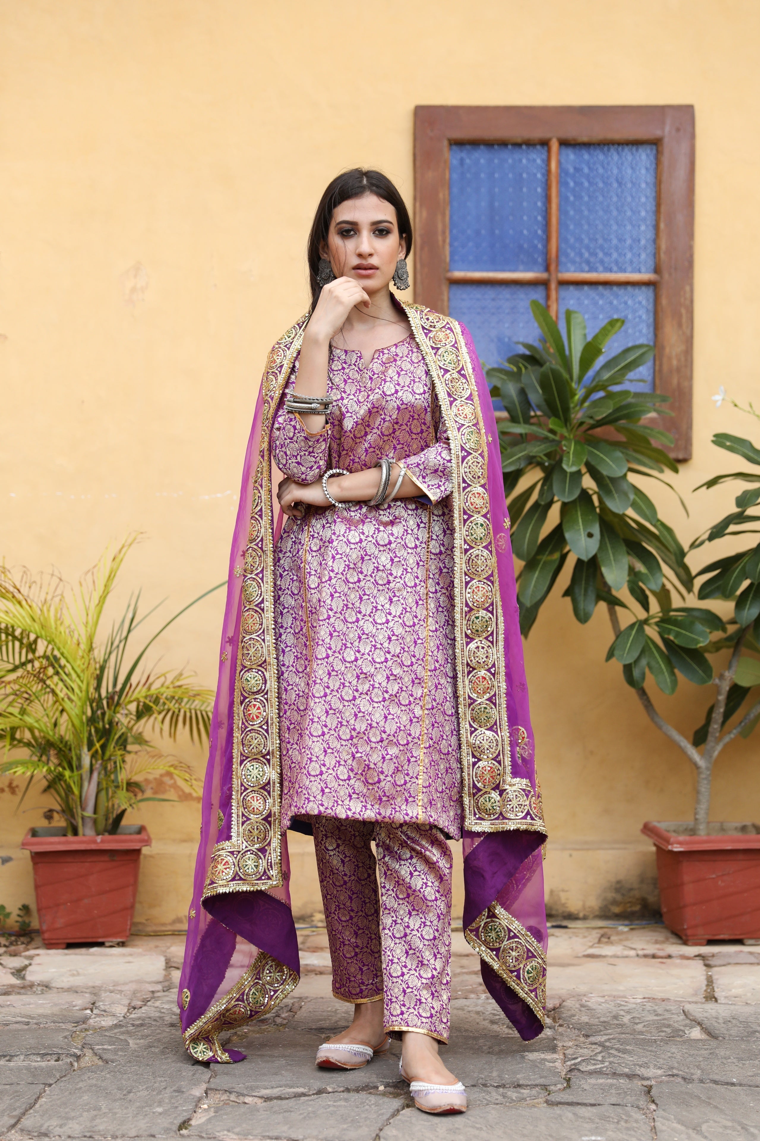 Abeer Purple Set Gulabo Jaipur