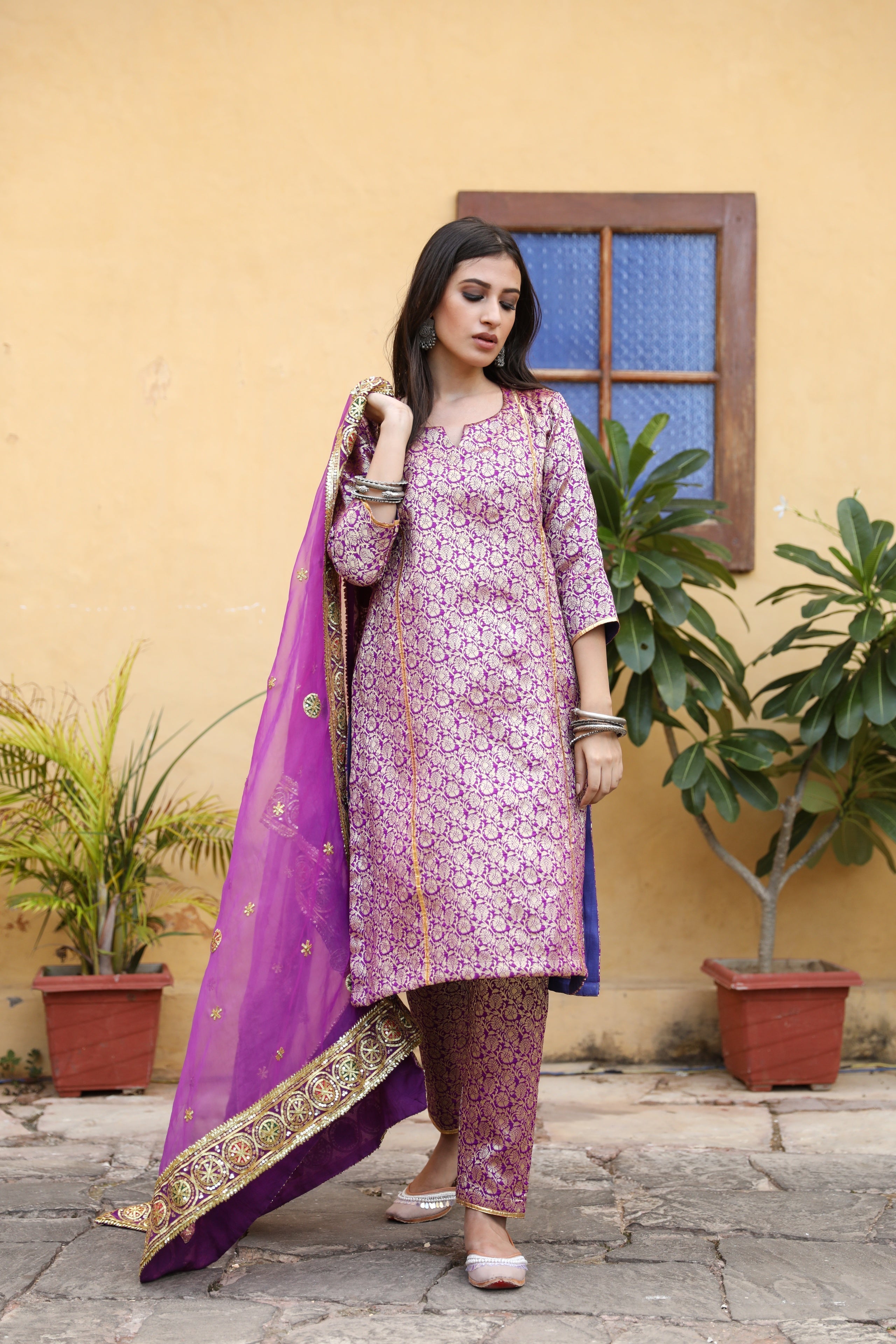 Abeer Purple Set Gulabo Jaipur