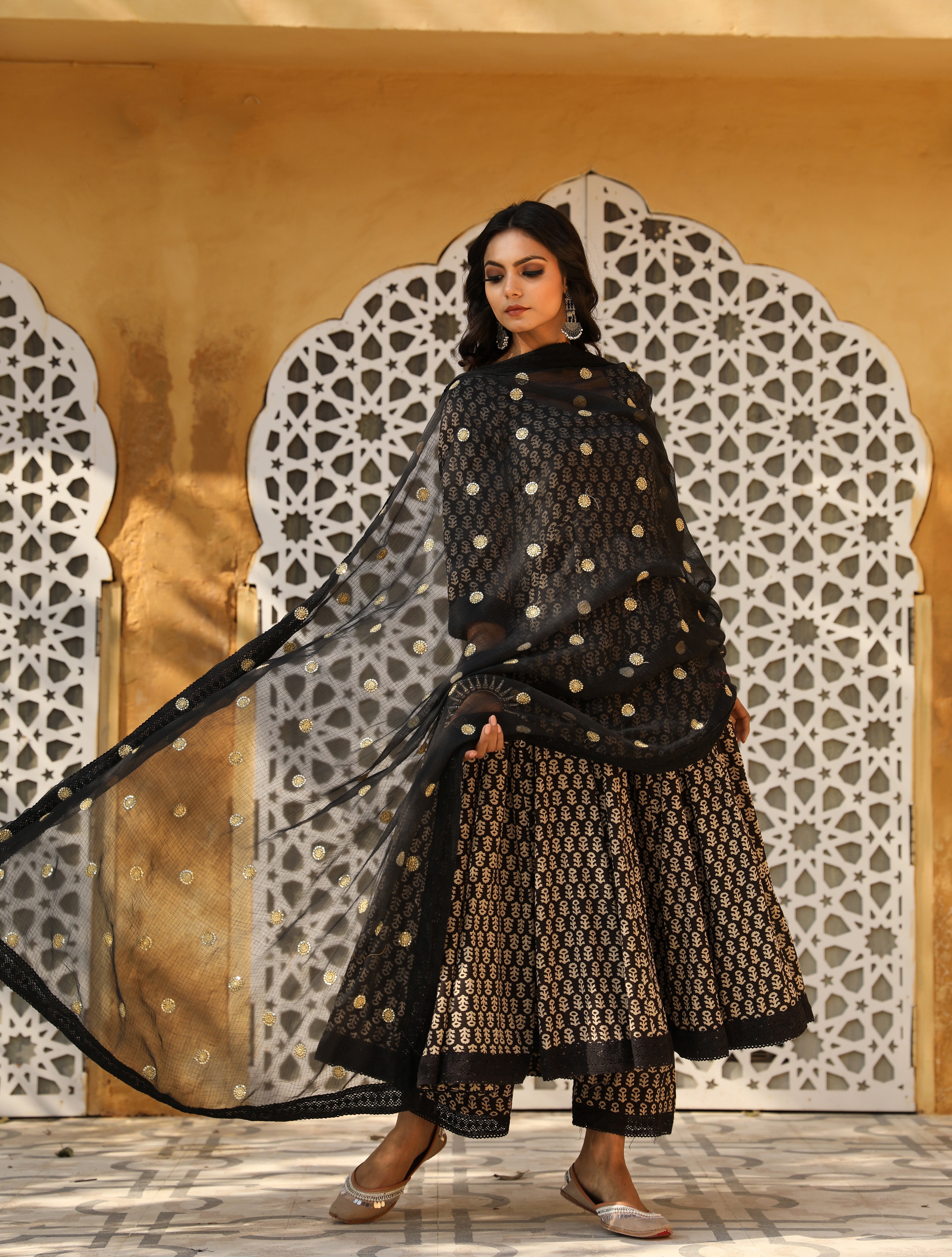 Amruta Black Set Gulabo Jaipur