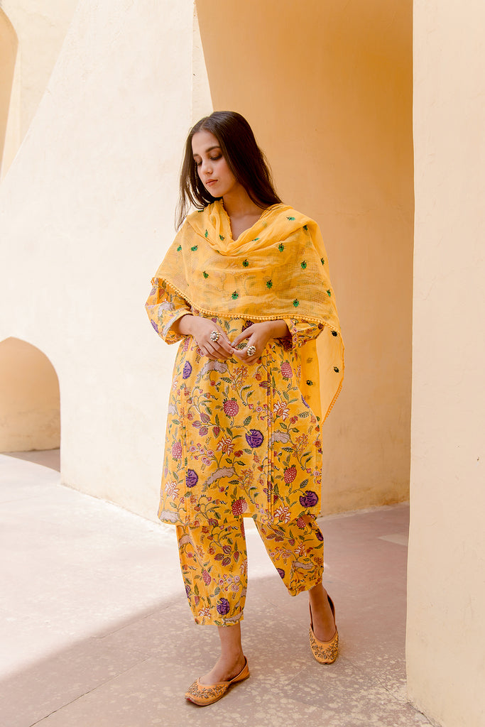 BLOOM YELLOW SET Gulabo Jaipur