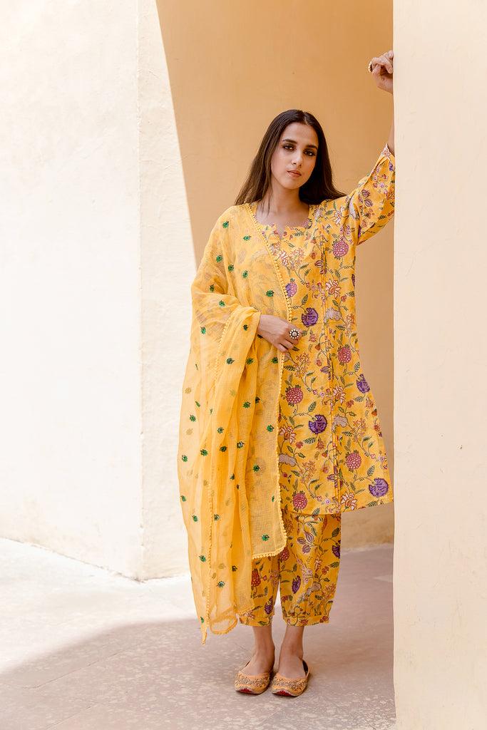 BLOOM YELLOW SET Gulabo Jaipur