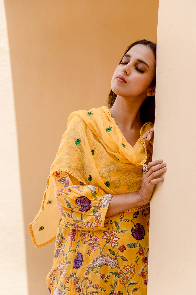 BLOOM YELLOW SET Gulabo Jaipur