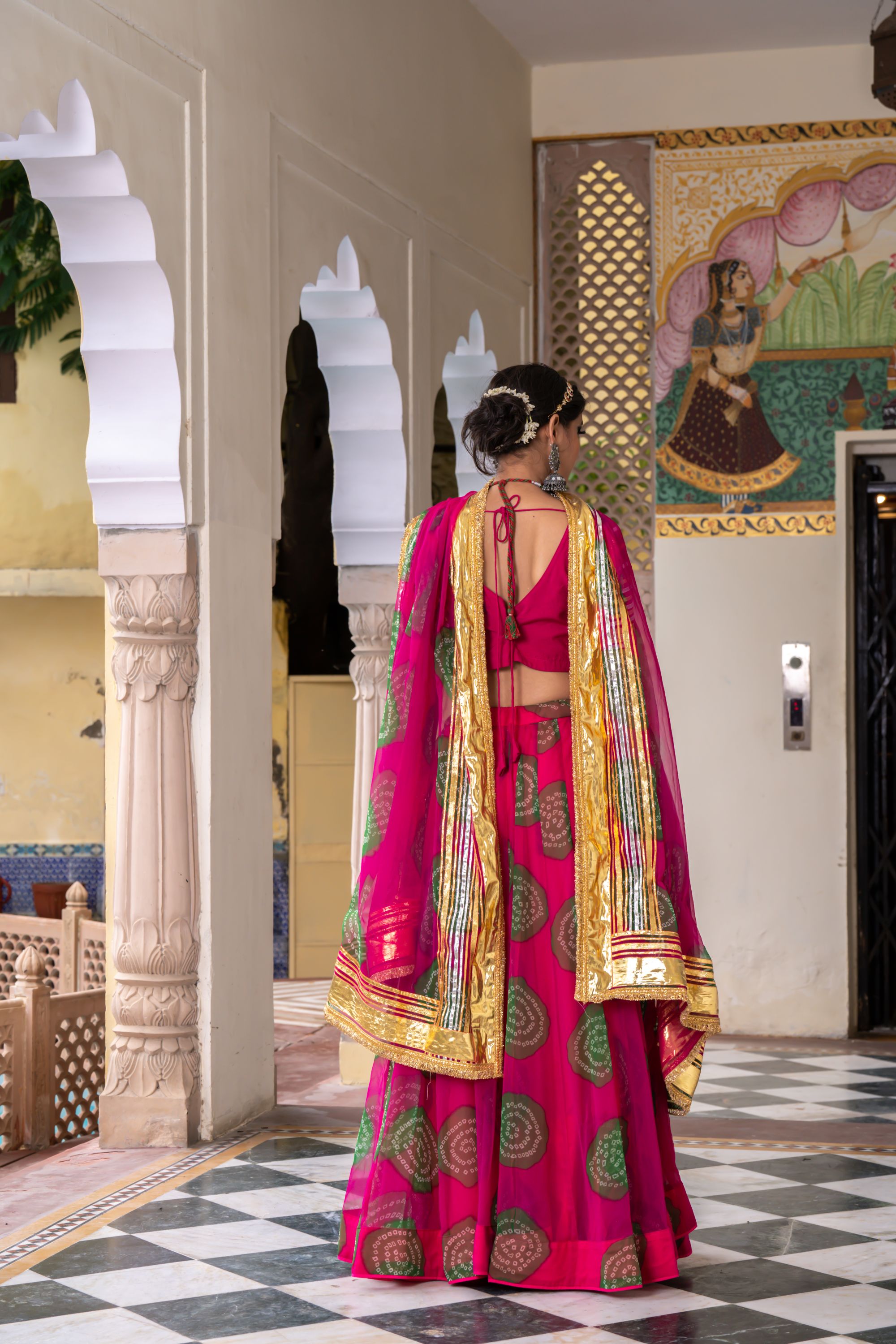 CHANCHAL PINK LEHENGA SET Gulabo Jaipur