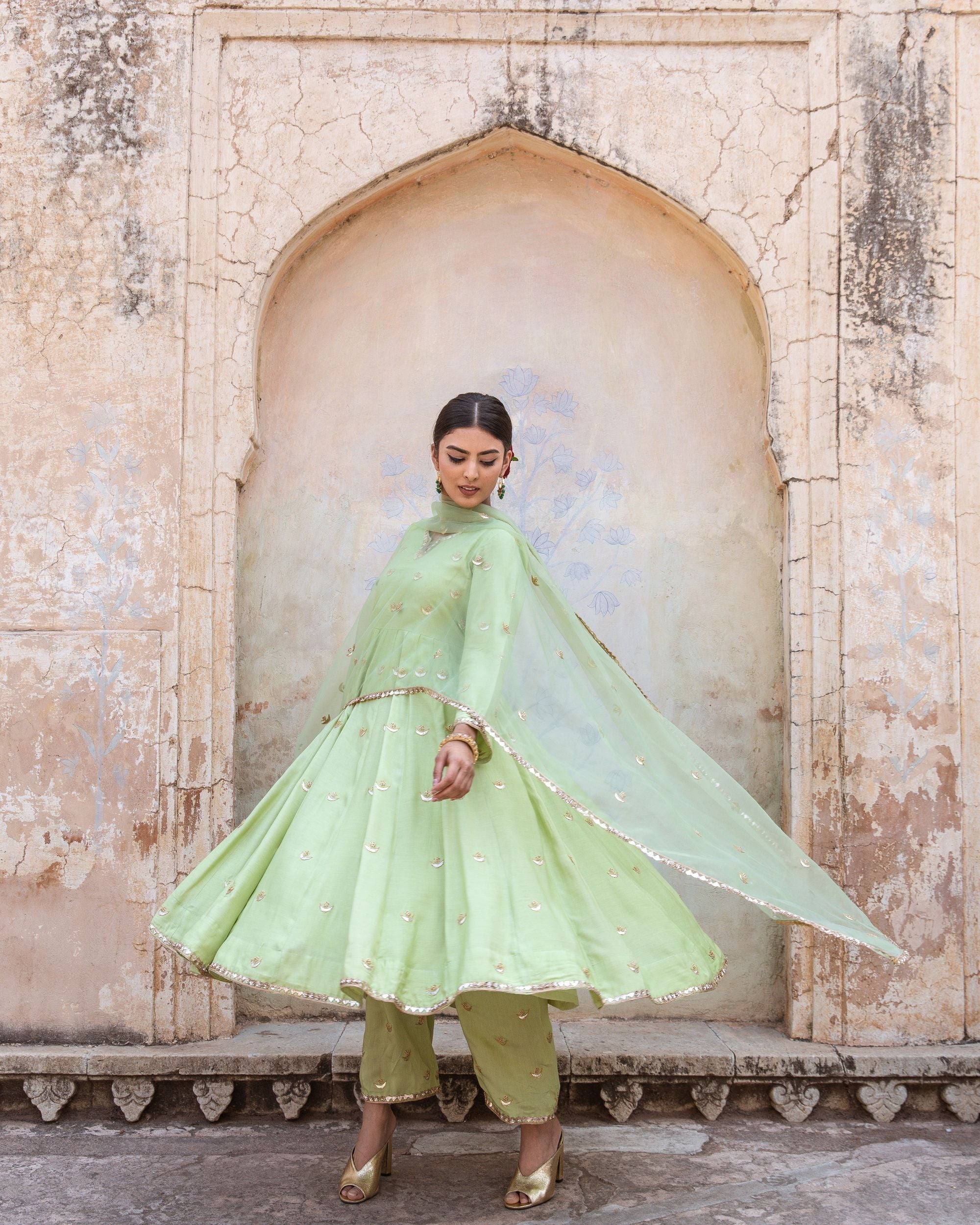 CHANDNI PISTA SET Gulabo Jaipur