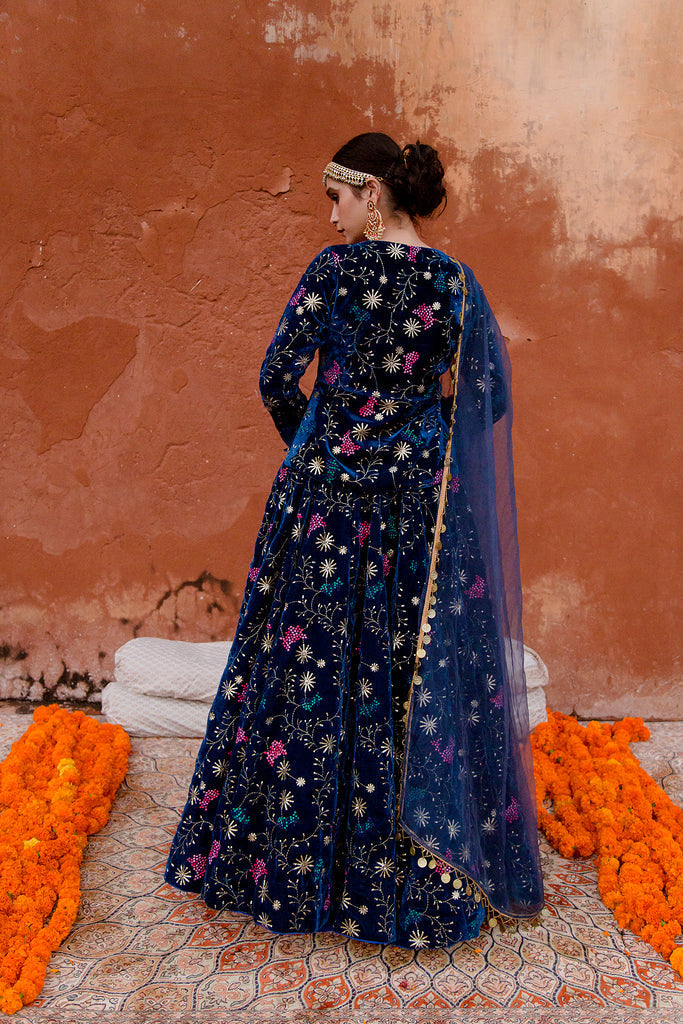 Chaya Blue Lehenga Gulabo Jaipur