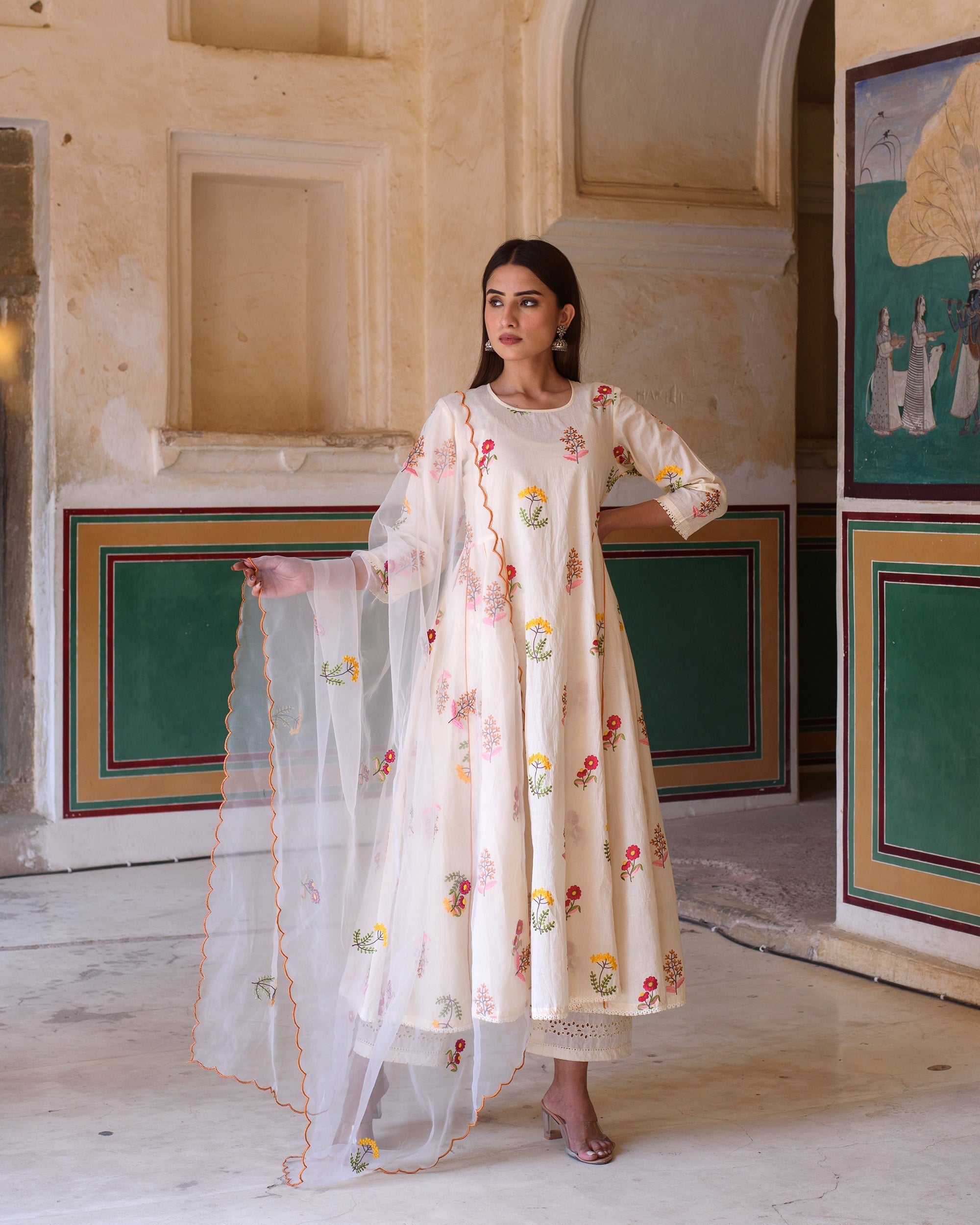 Deepika Anarkali Set Gulabo Jaipur