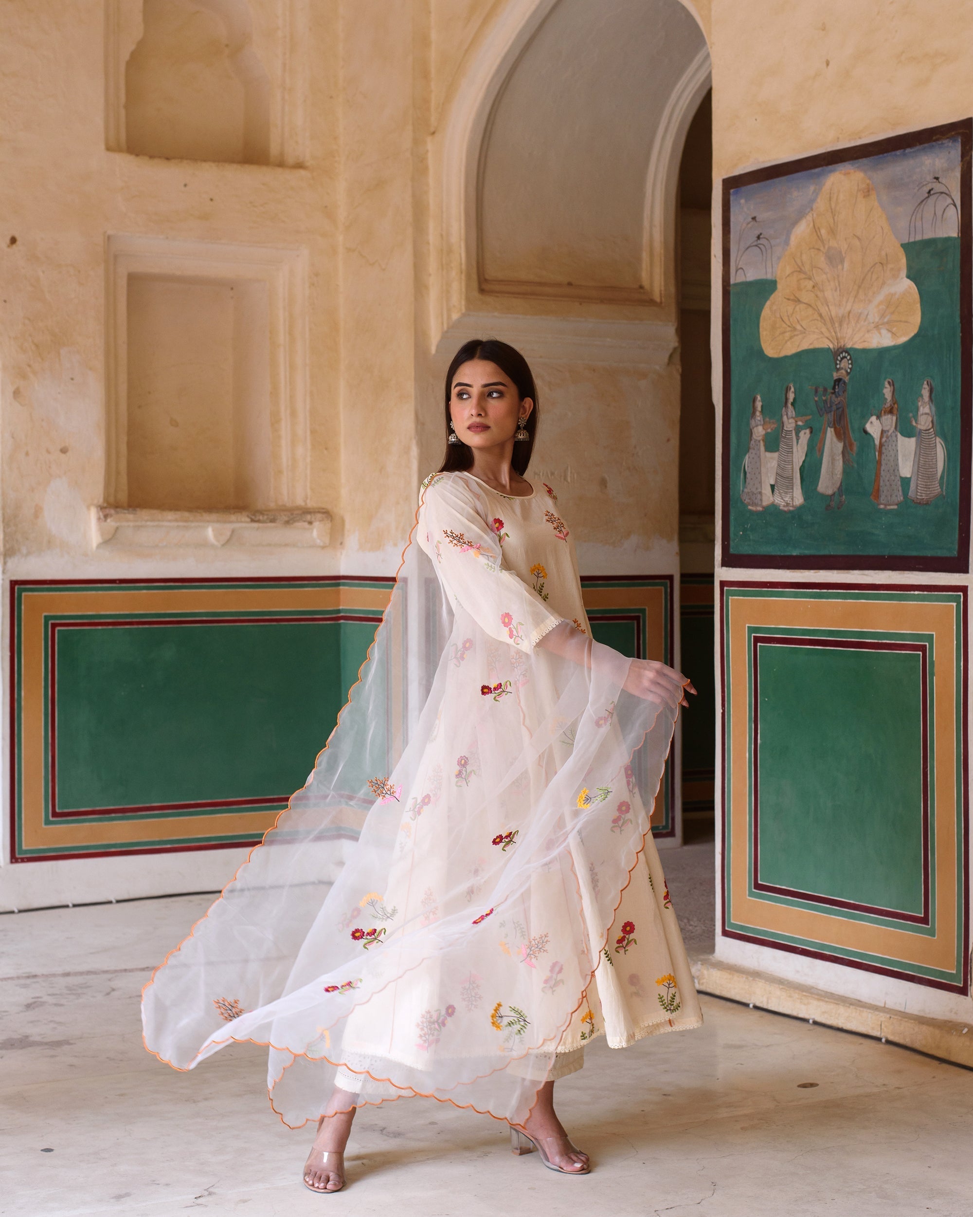 Deepika Anarkali Set Gulabo Jaipur