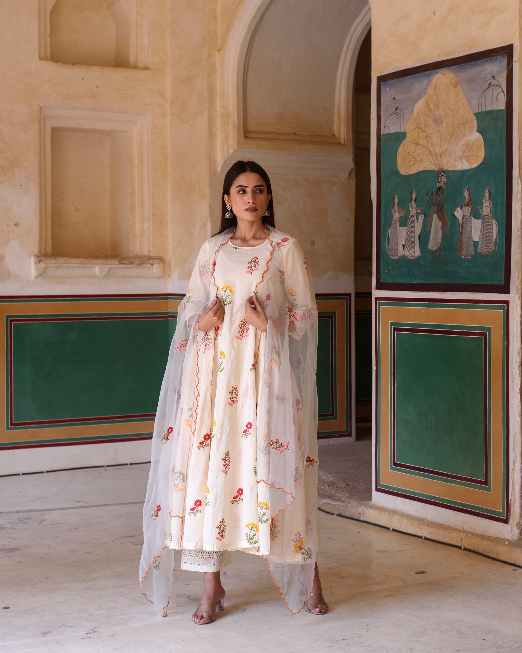 Deepika Anarkali Set Gulabo Jaipur