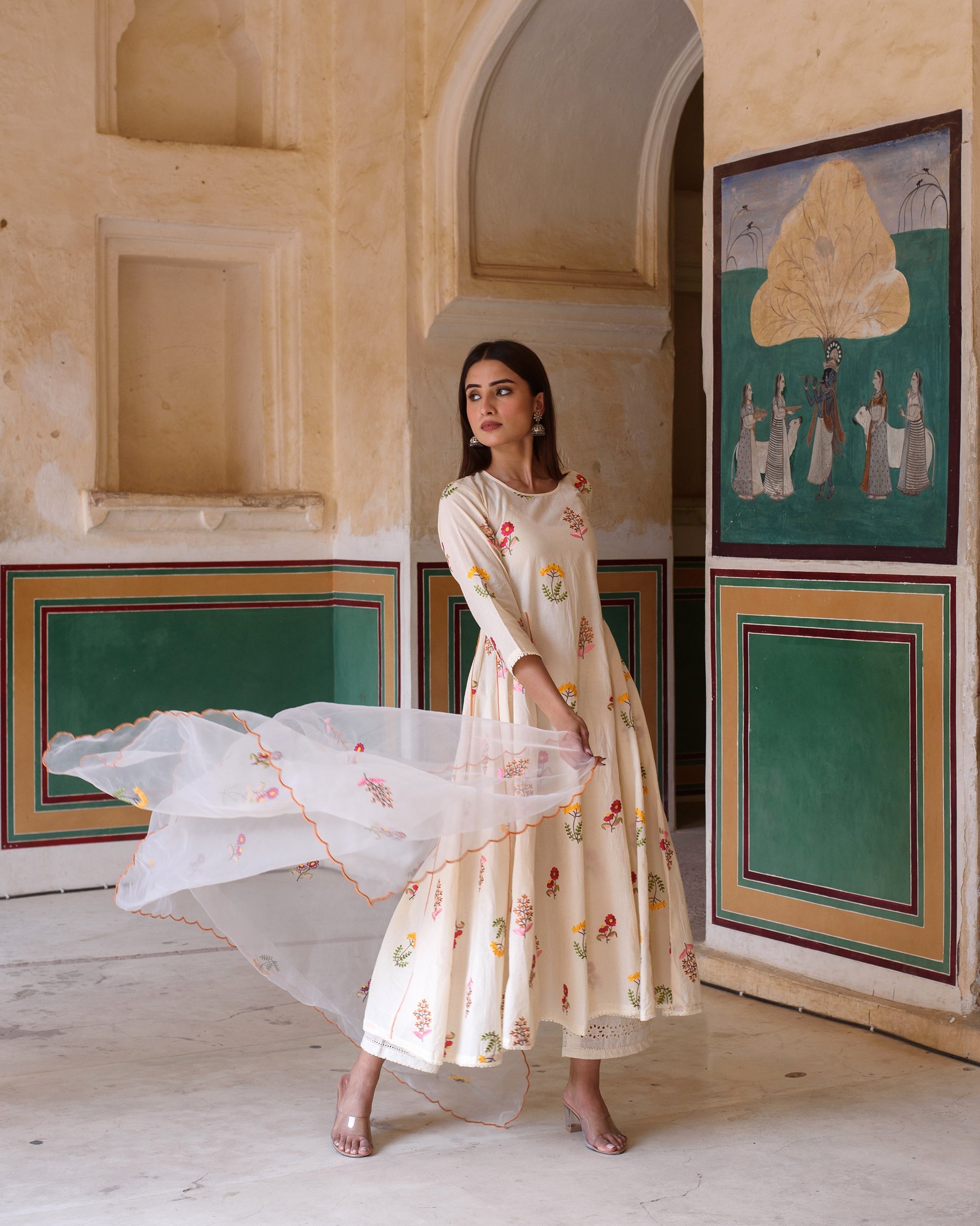 Deepika Anarkali Set Gulabo Jaipur