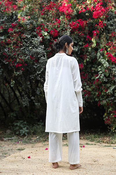 GITA WHITE KURTA SET Gulabo Jaipur