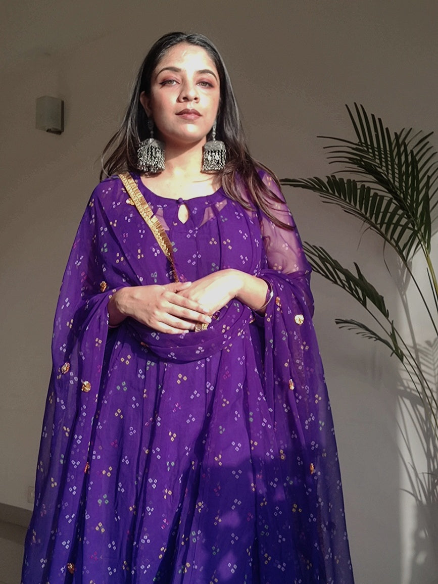 Gomti Purple Set Gulabo Jaipur