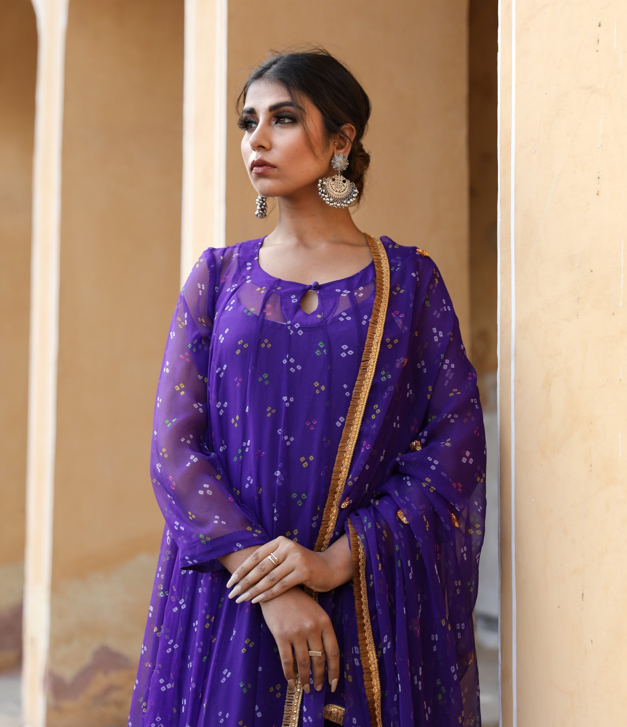 Gomti Purple Set Gulabo Jaipur