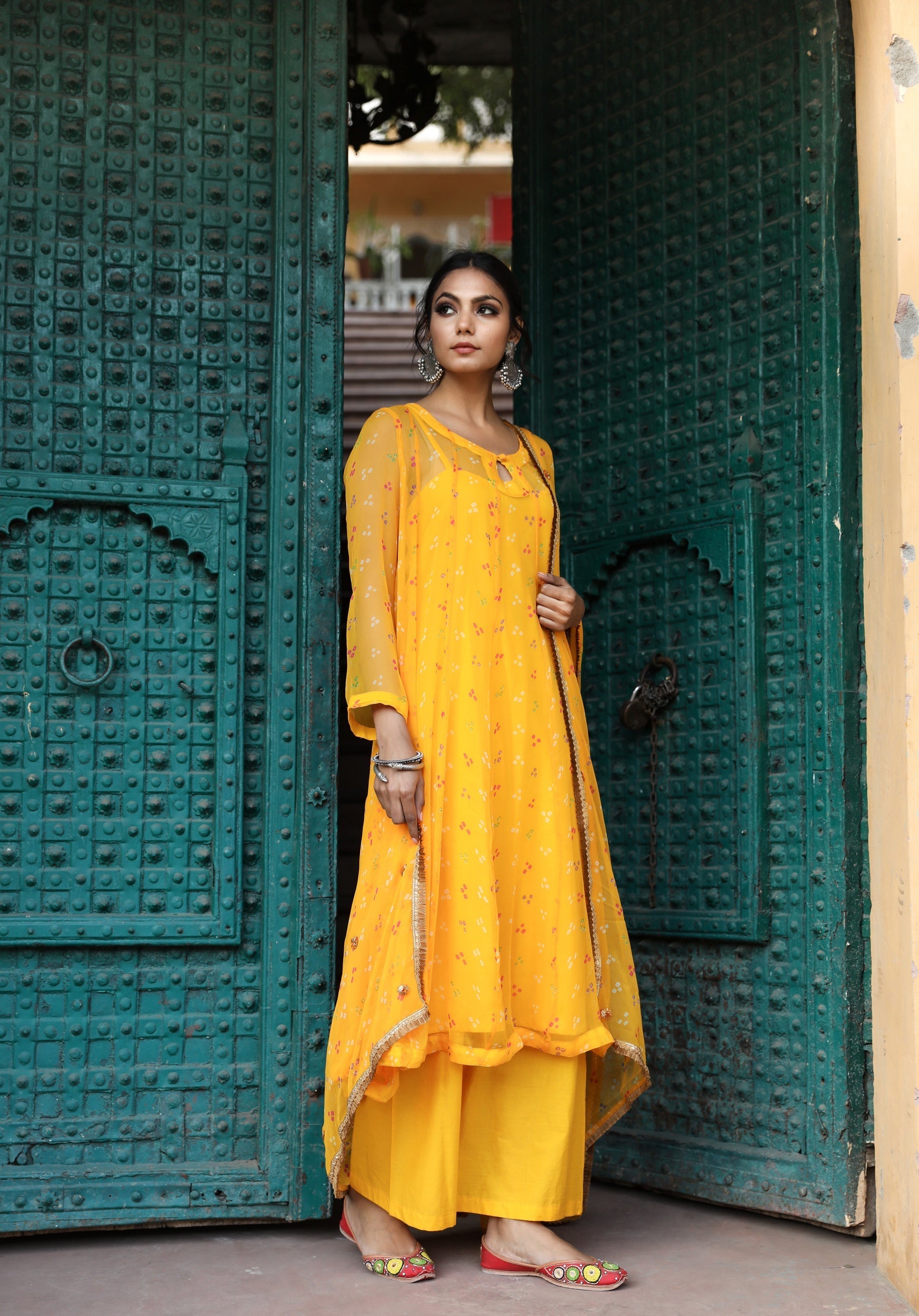 Gomti Yellow Set Gulabo Jaipur