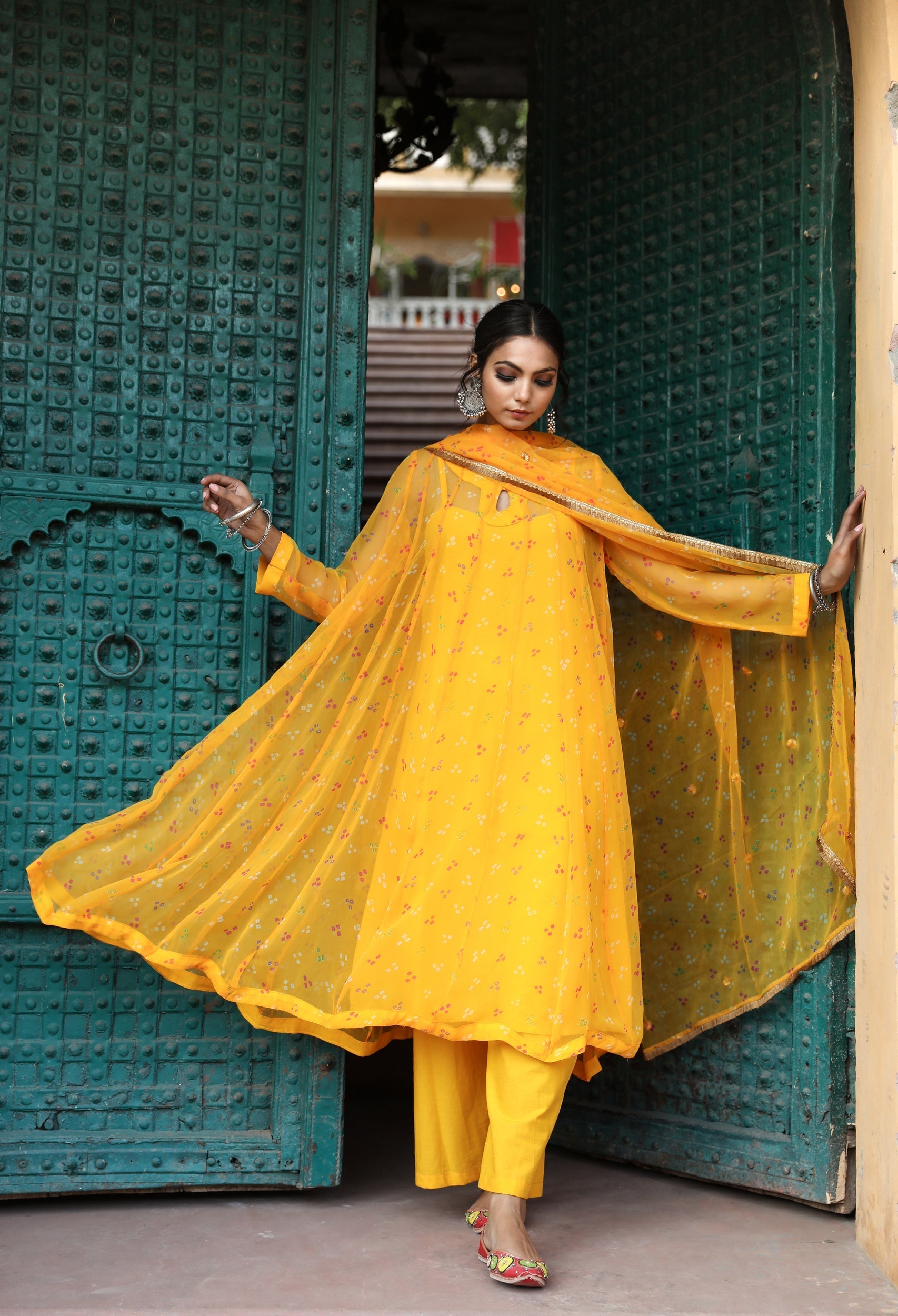 Gomti Yellow Set Gulabo Jaipur