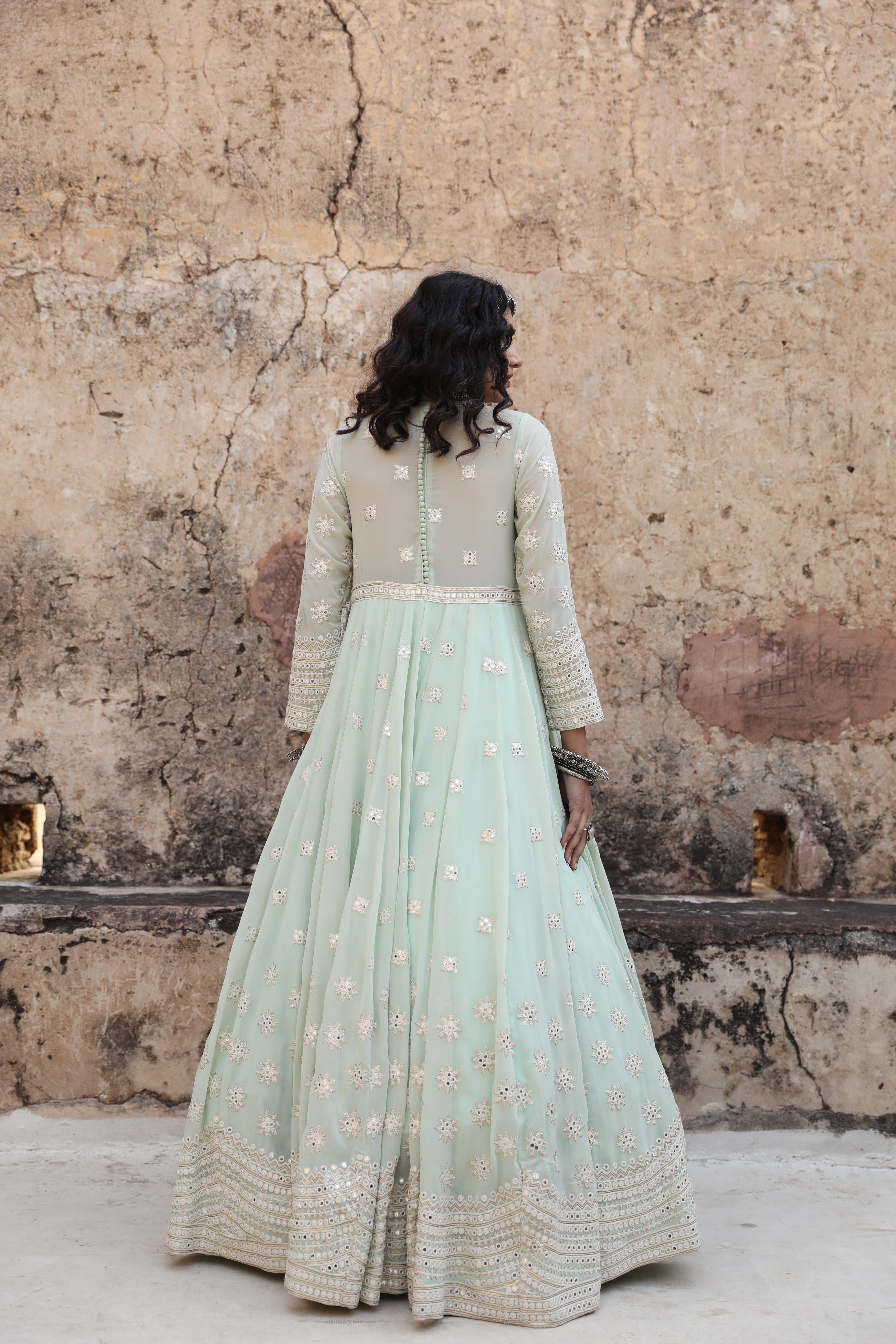 HASEEN SKY GOWN Gulabo Jaipur