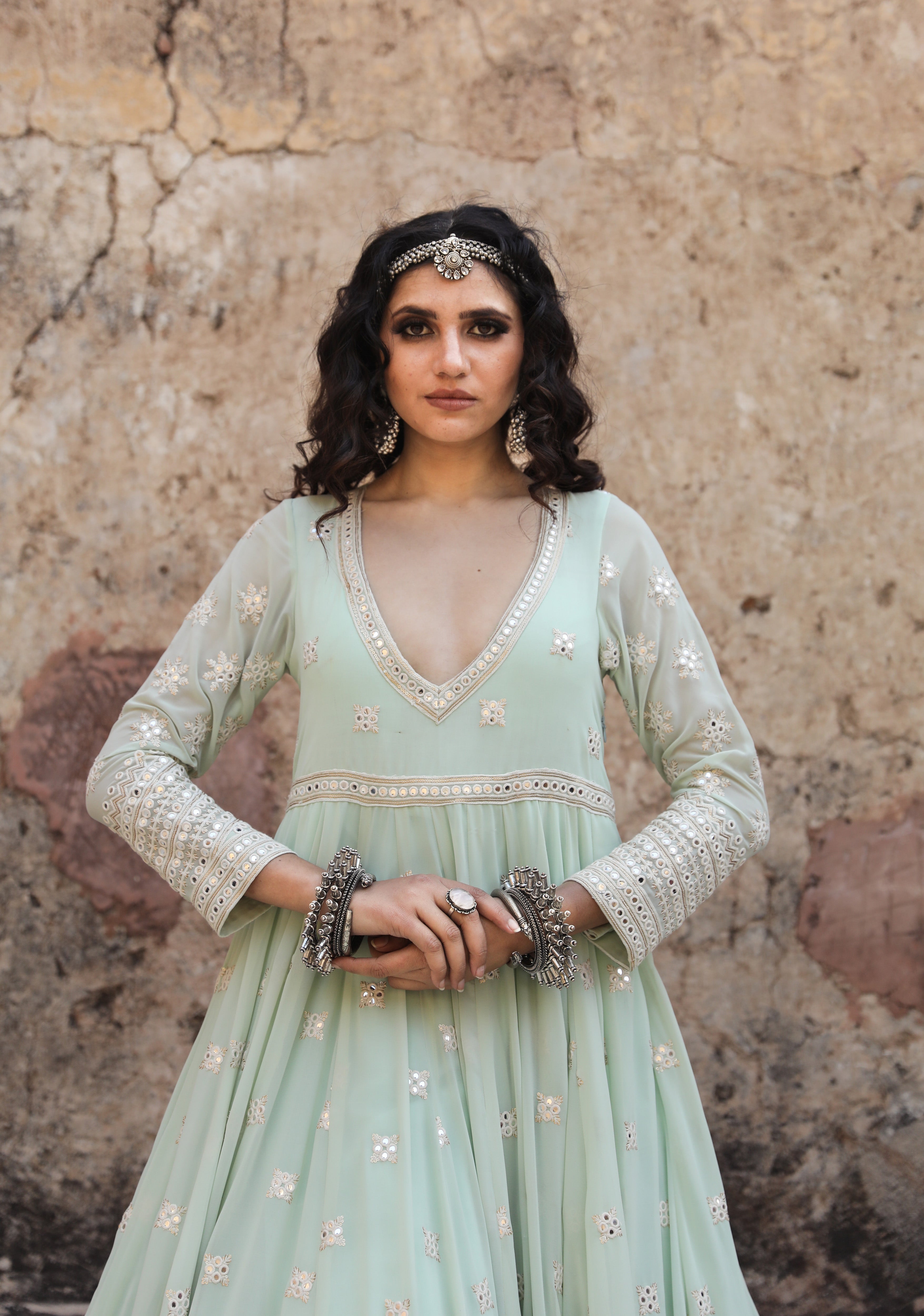 HASEEN SKY GOWN Gulabo Jaipur