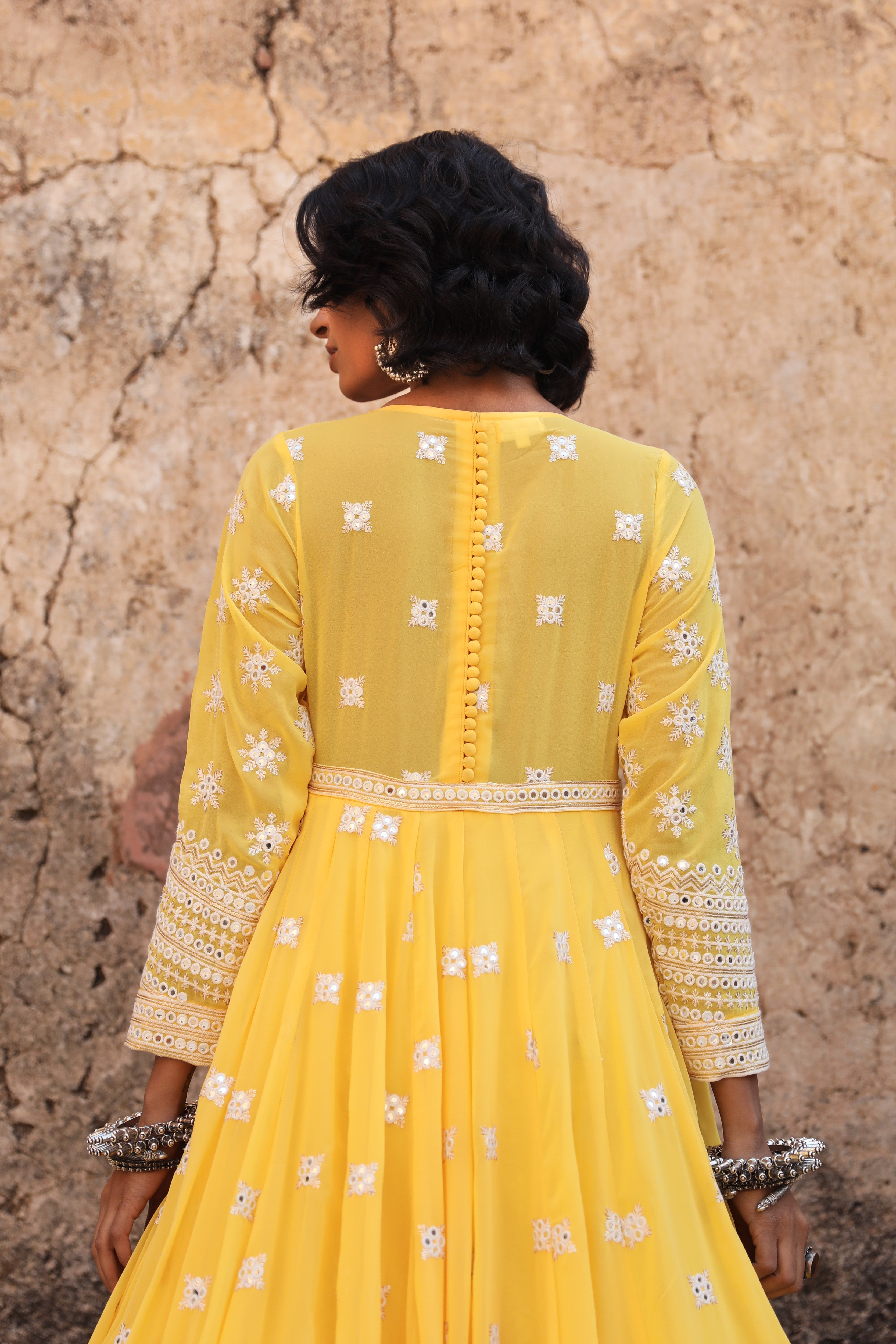 HASEEN YELLOW GOWN Gulabo Jaipur