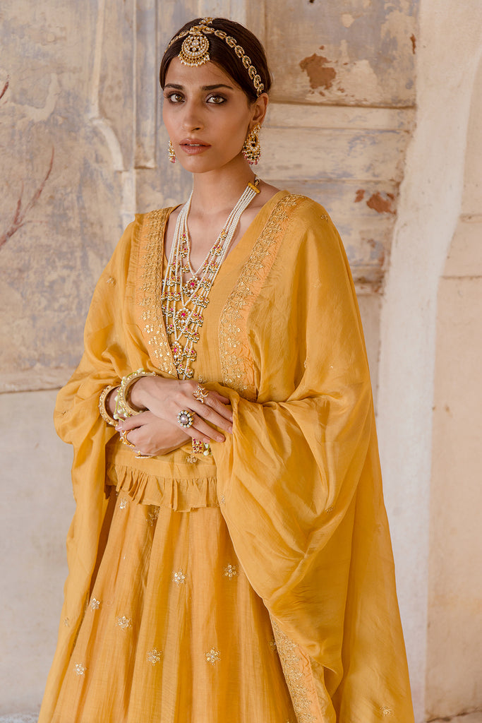 Heer Beige Lehenga Gulabo Jaipur