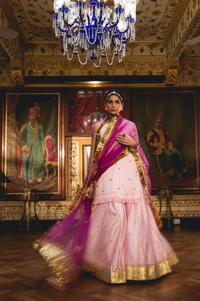 IMAMA PINK SHARARA SET Gulabo Jaipur