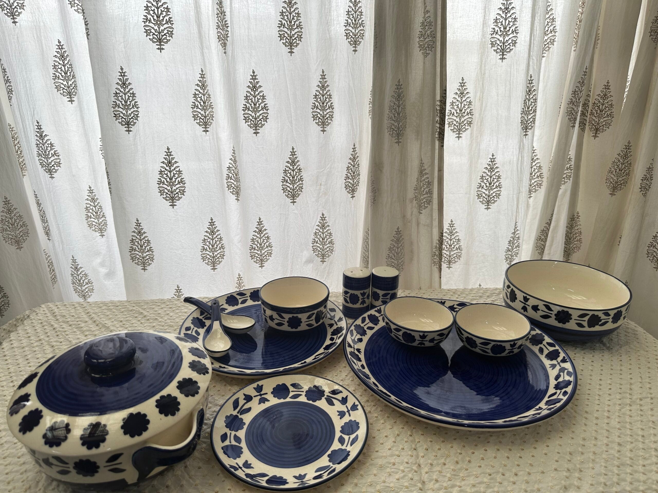 NIGHT BLUE DINNER SET