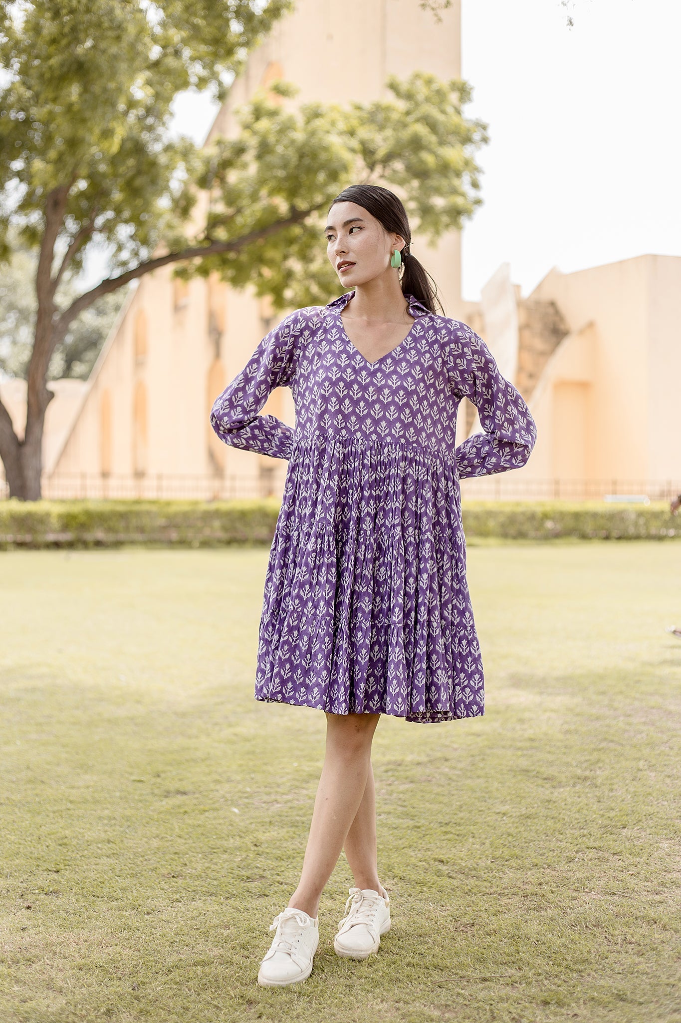 HIVA PURPLE DRESS