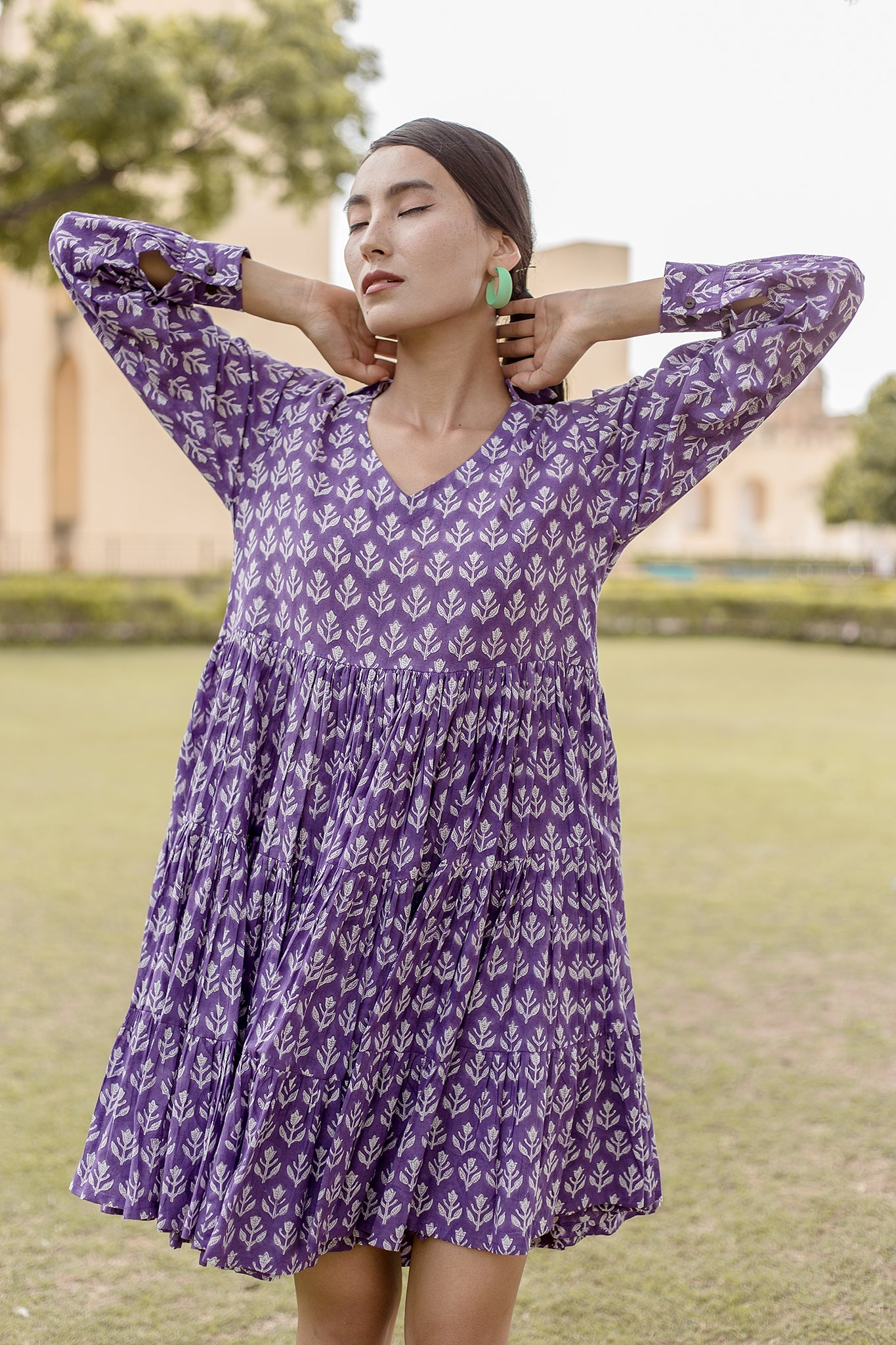 HIVA PURPLE DRESS