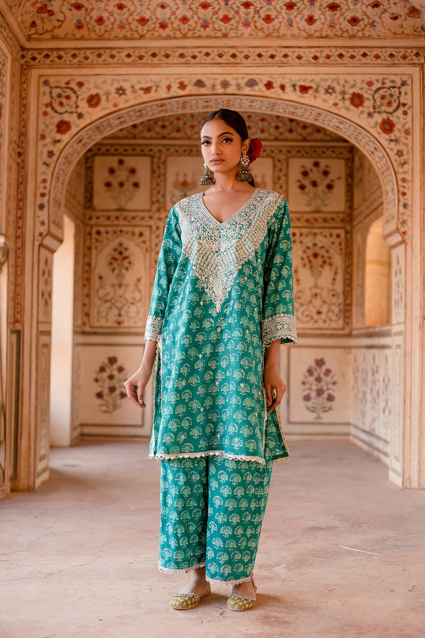 Noor Teal Blue Set