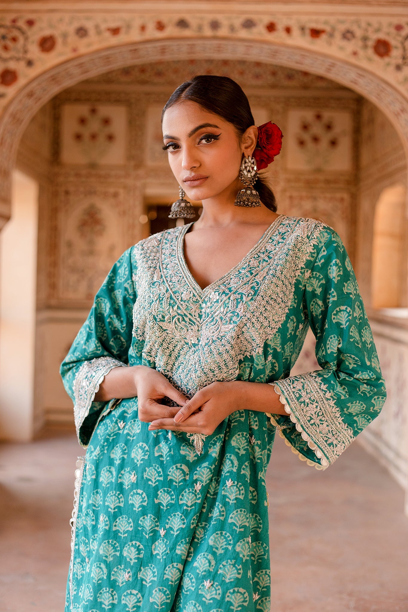 Noor Teal Blue Set