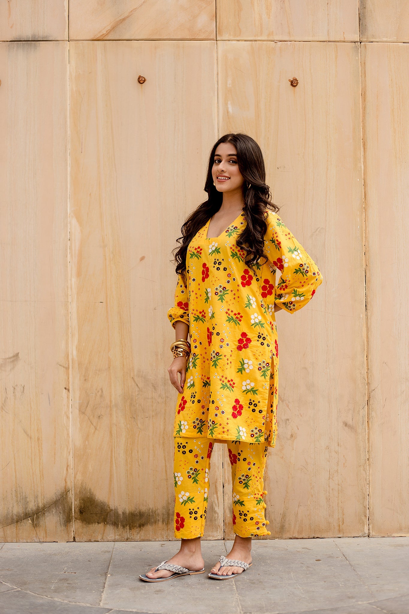 GARDEN YELLOW CO-ORD SET