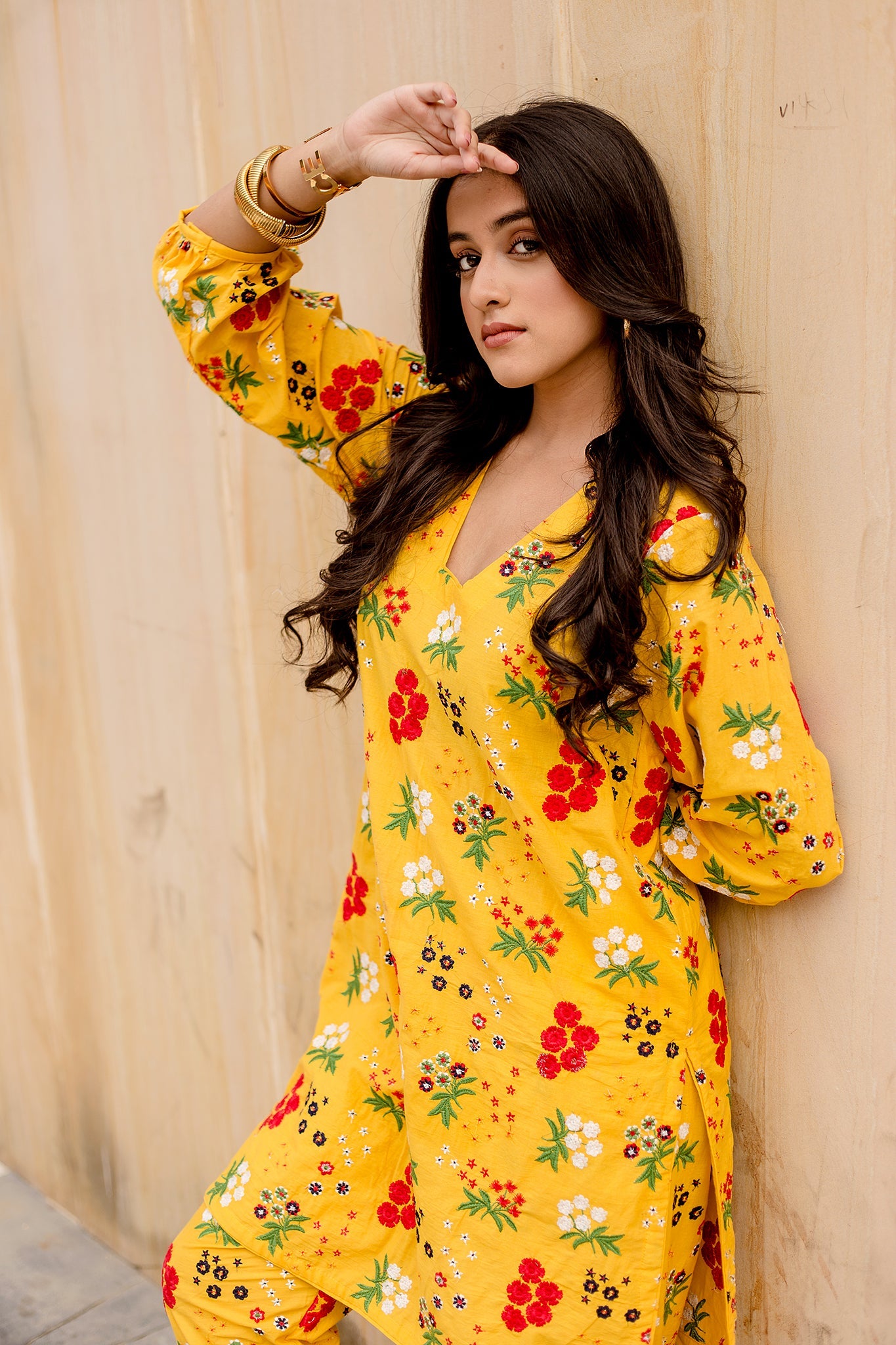 GARDEN YELLOW CO-ORD SET