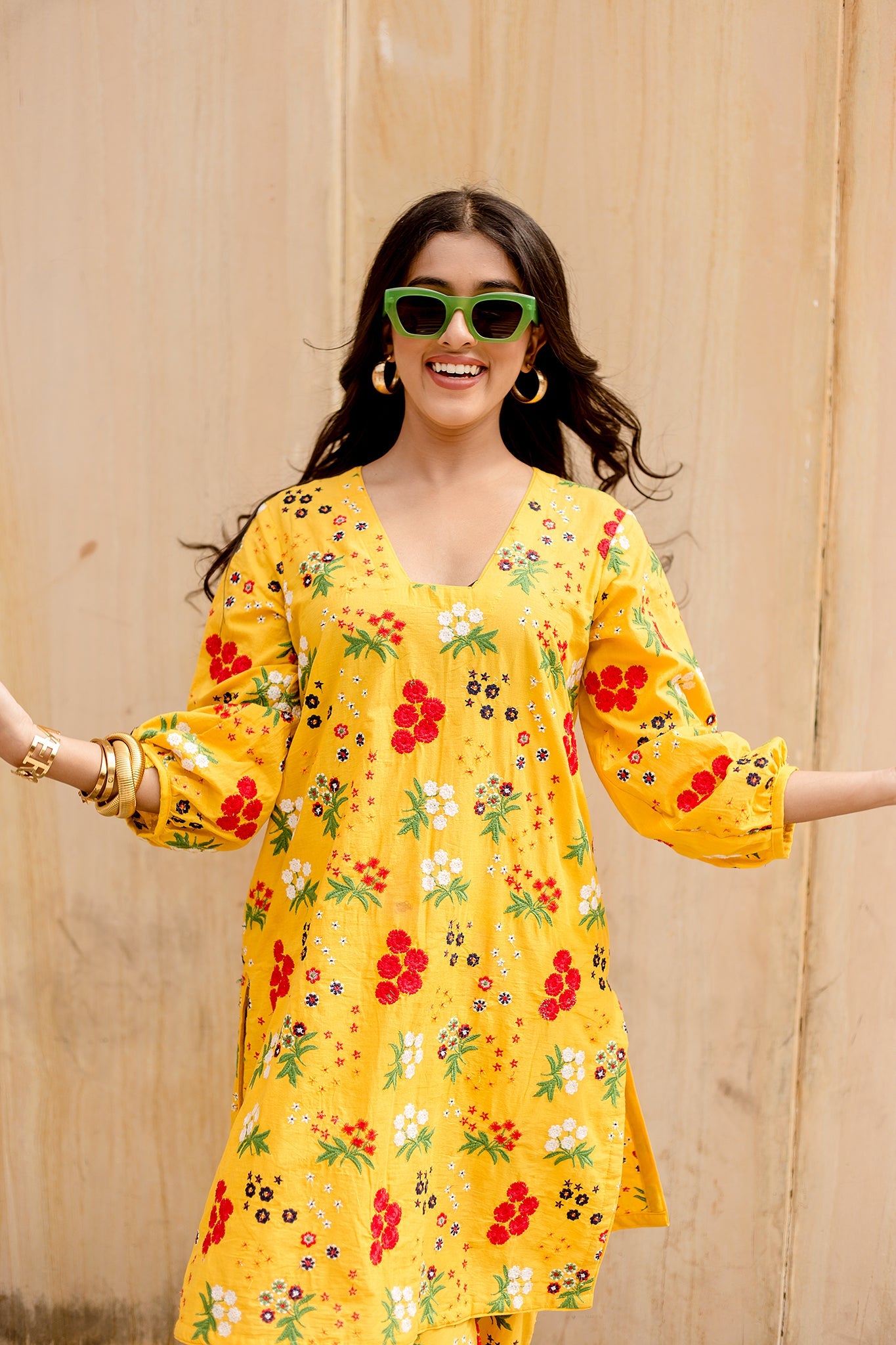 GARDEN YELLOW CO-ORD SET