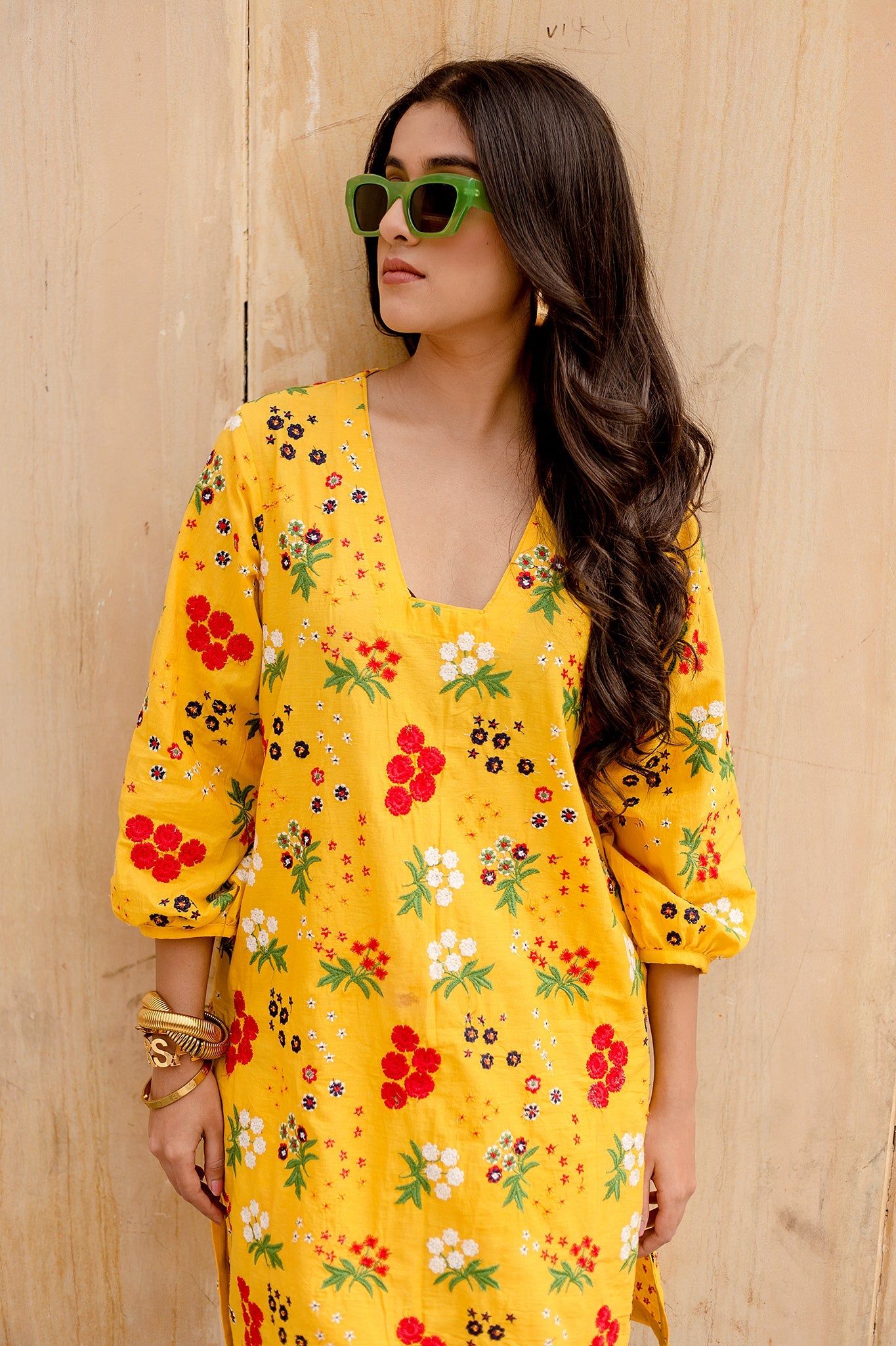 GARDEN YELLOW CO-ORD SET