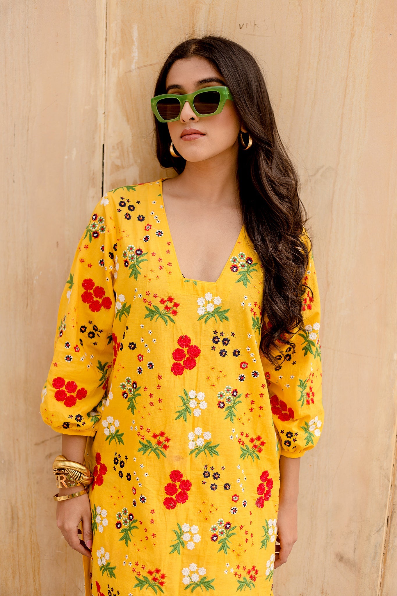 GARDEN YELLOW CO-ORD SET