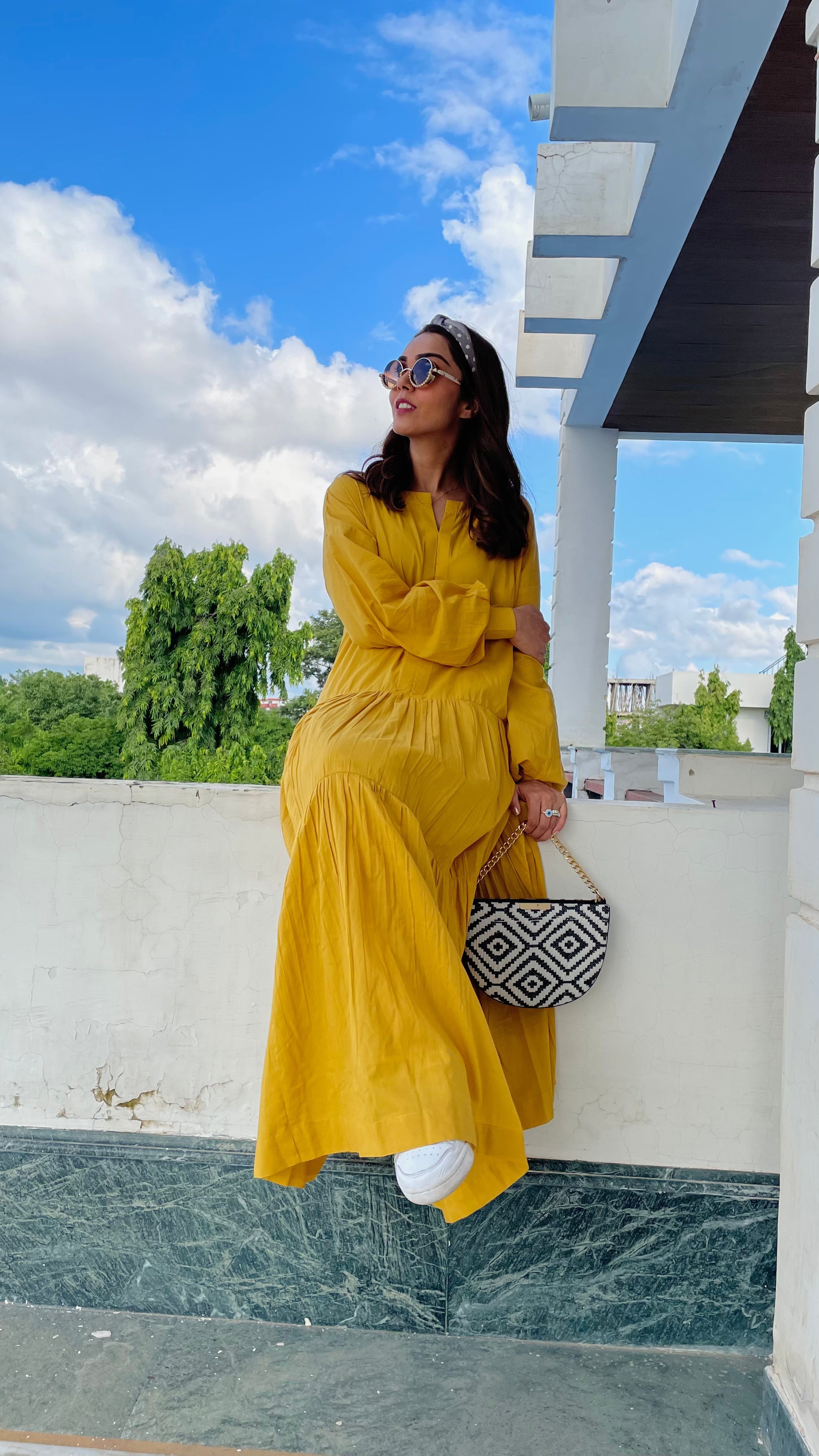 Tia Mustard Dress