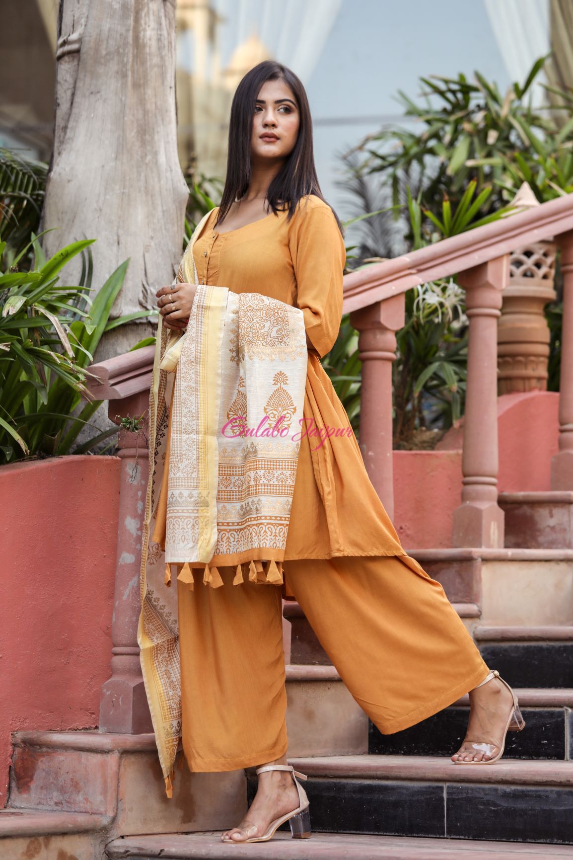 Leela Mustard Set Gulabo Jaipur