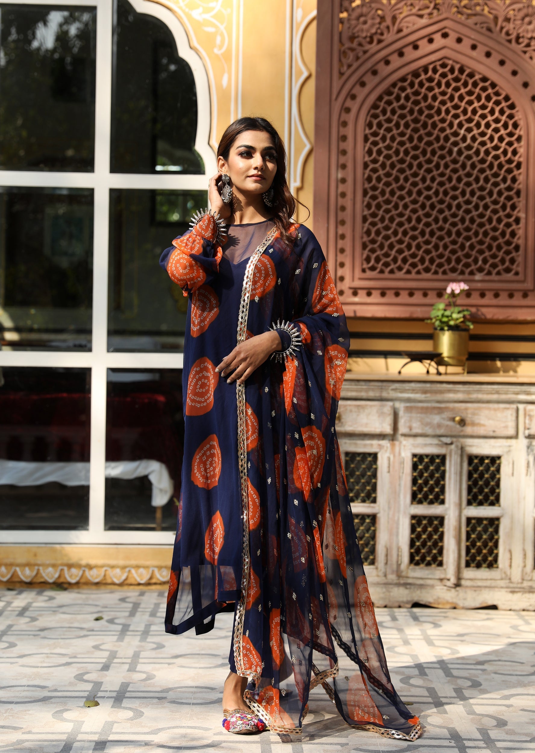 MINAL BLUE SET Gulabo Jaipur