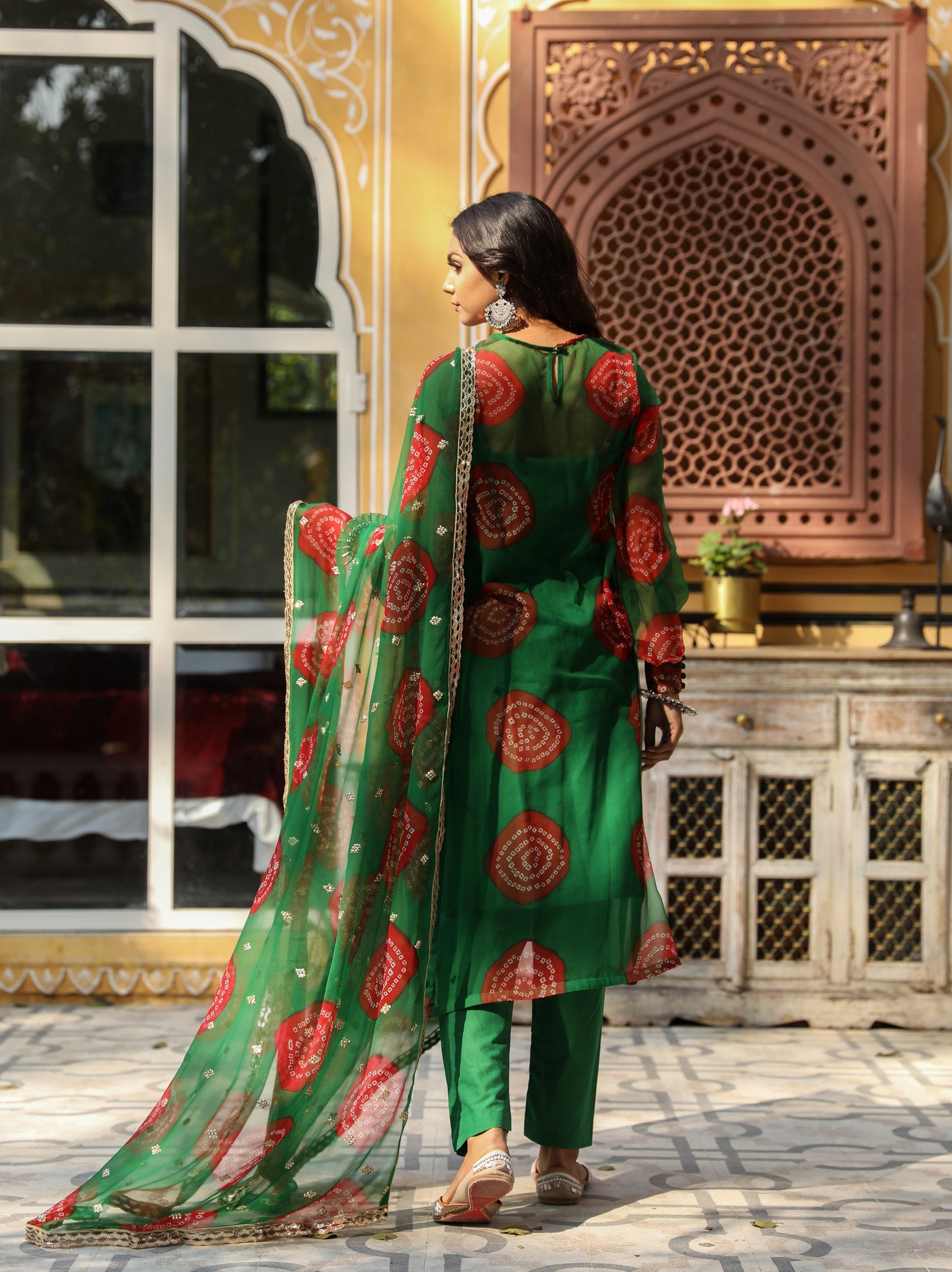 MINAL GREEN SET Gulabo Jaipur