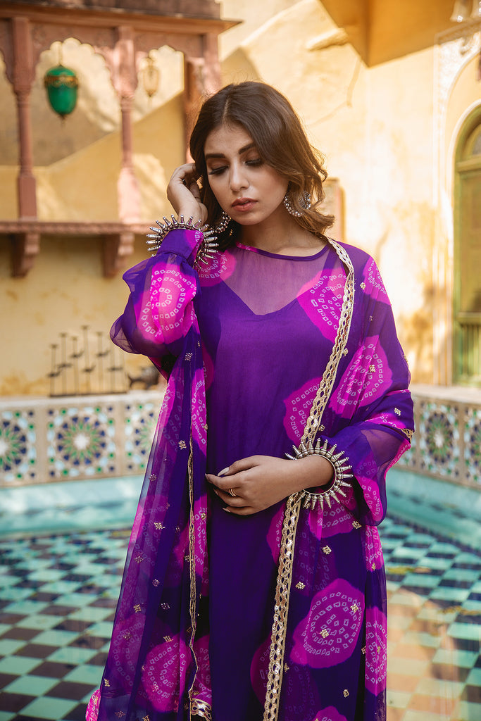 MINAL PURPLE SET Gulabo Jaipur